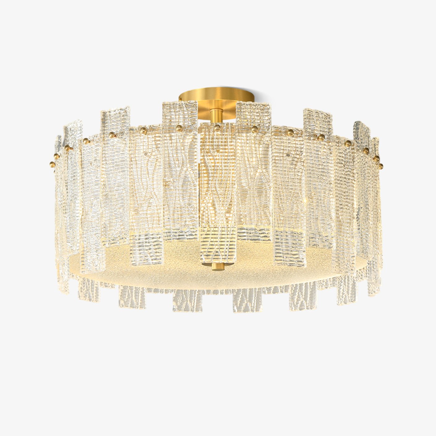 Glacier Cascade Ceiling Light - Blowlighting