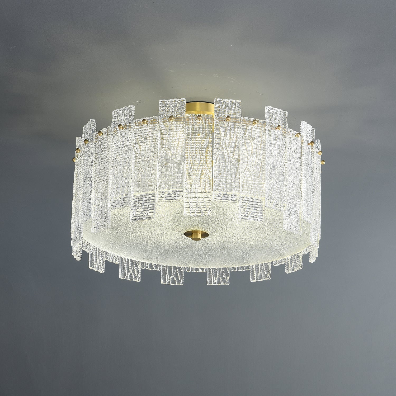 Glacier Cascade Ceiling Light - Blowlighting