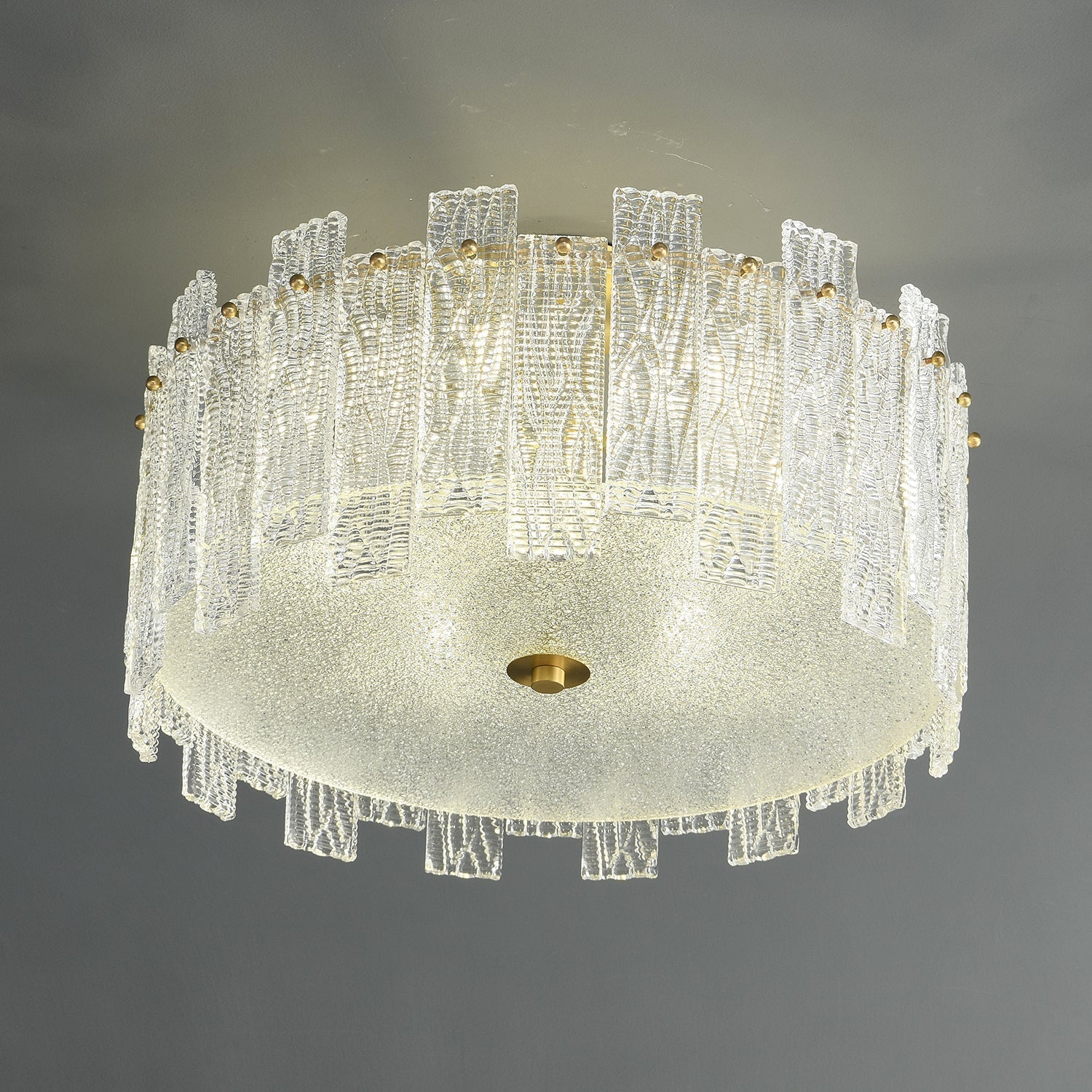 Glacier Cascade Ceiling Light - Blowlighting