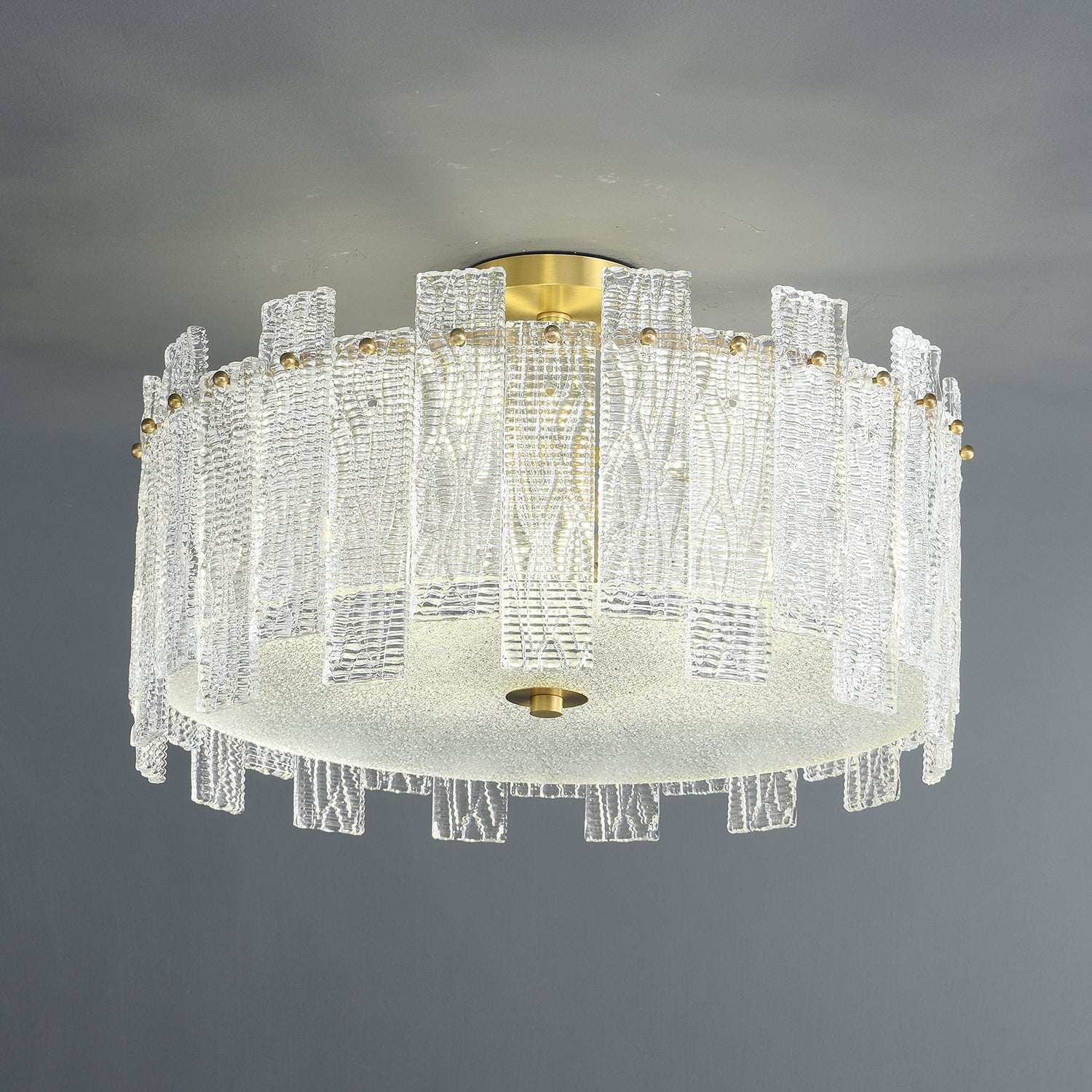 Glacier Cascade Ceiling Light - Blowlighting