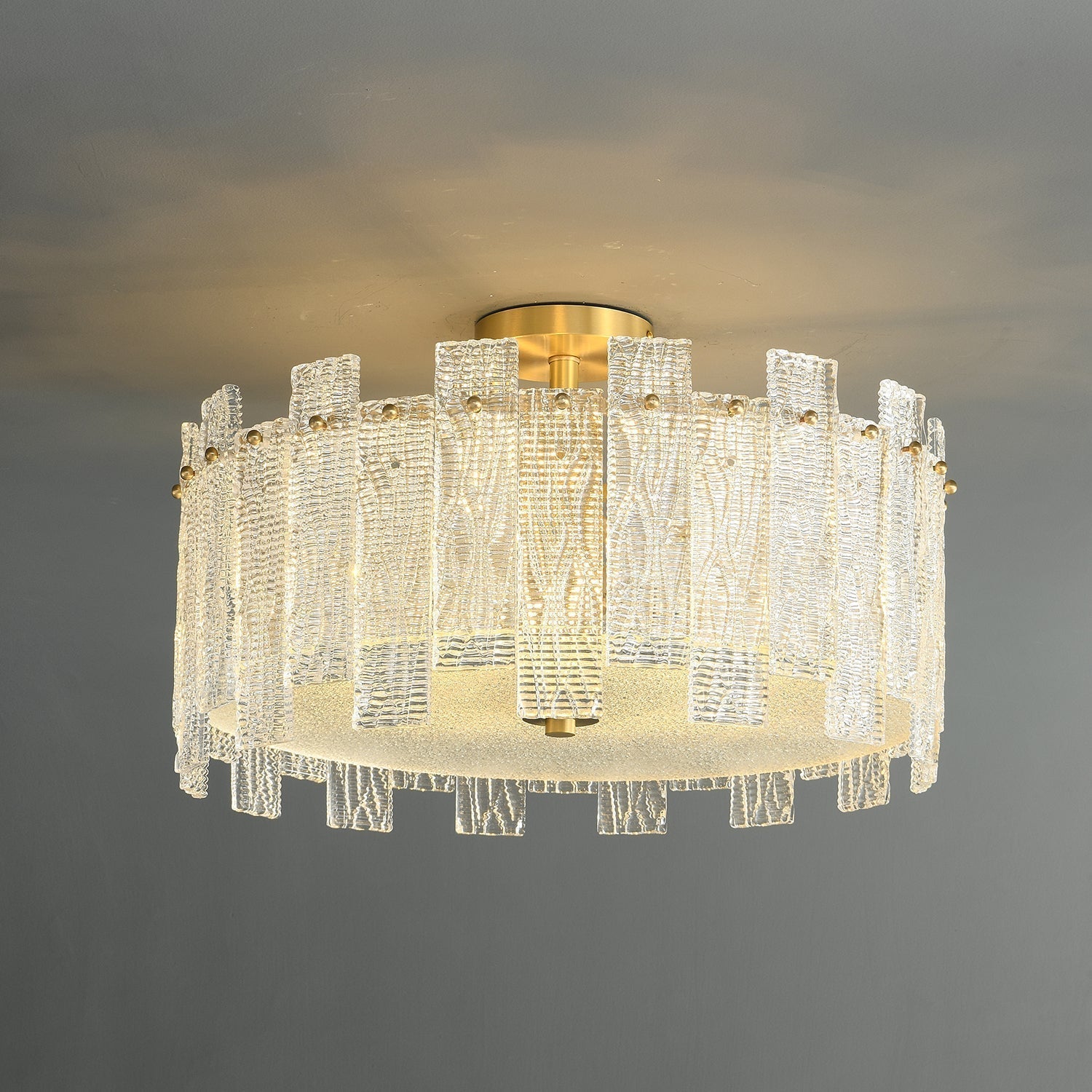 Glacier Cascade Ceiling Light - Blowlighting