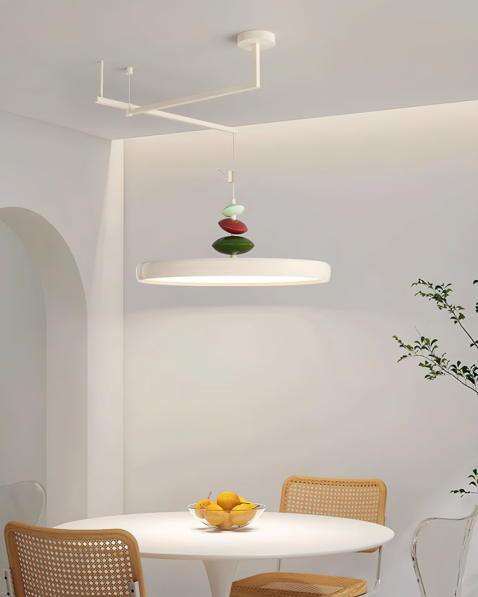 Pendant Lamp and Acrylic Round Shade Decorative Modern - Letslighting