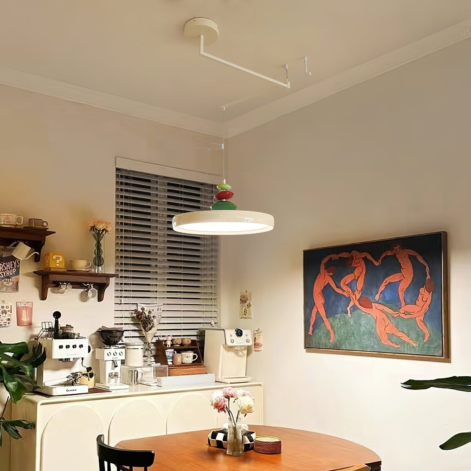 Pendant Lamp and Acrylic Round Shade Decorative Modern - Letslighting