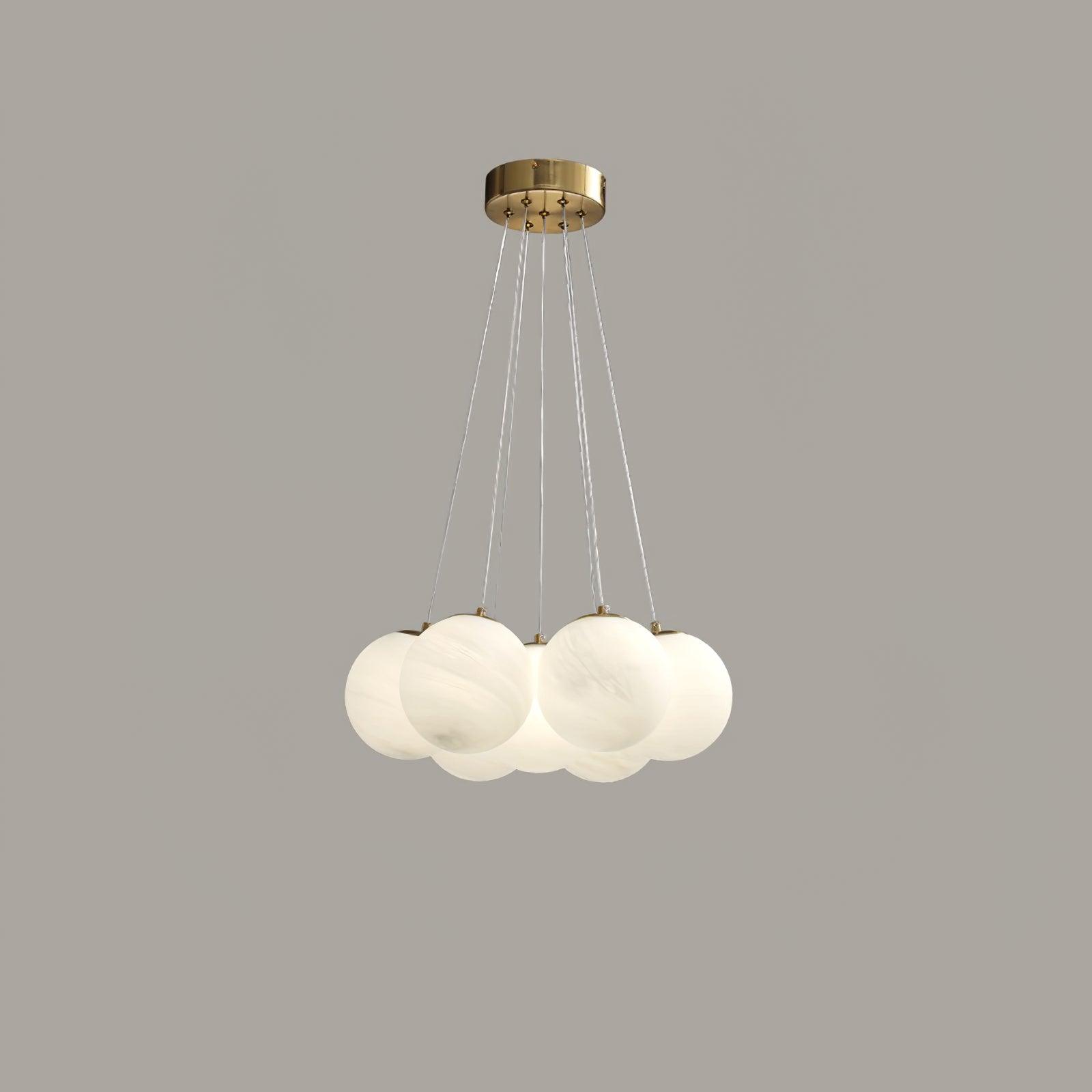 Glass Cluster Chandelier - Blowlighting