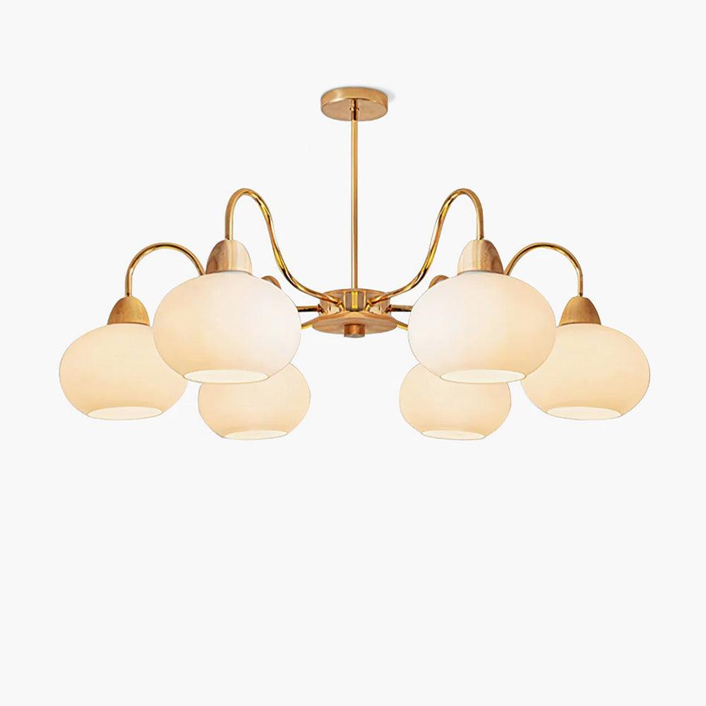 Zevena Glass Chandelier - Letslighting