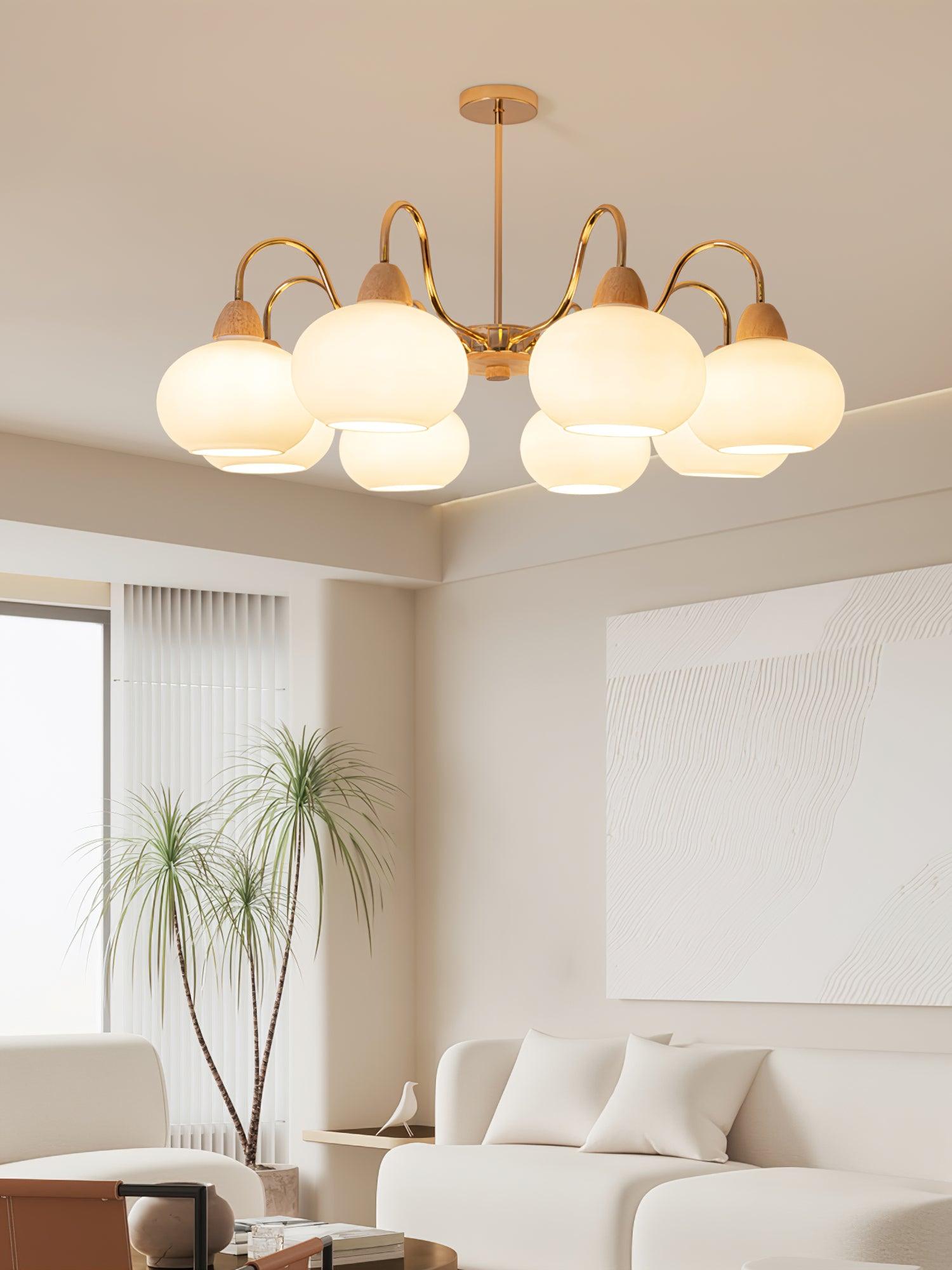 Zevena Glass Chandelier - Letslighting