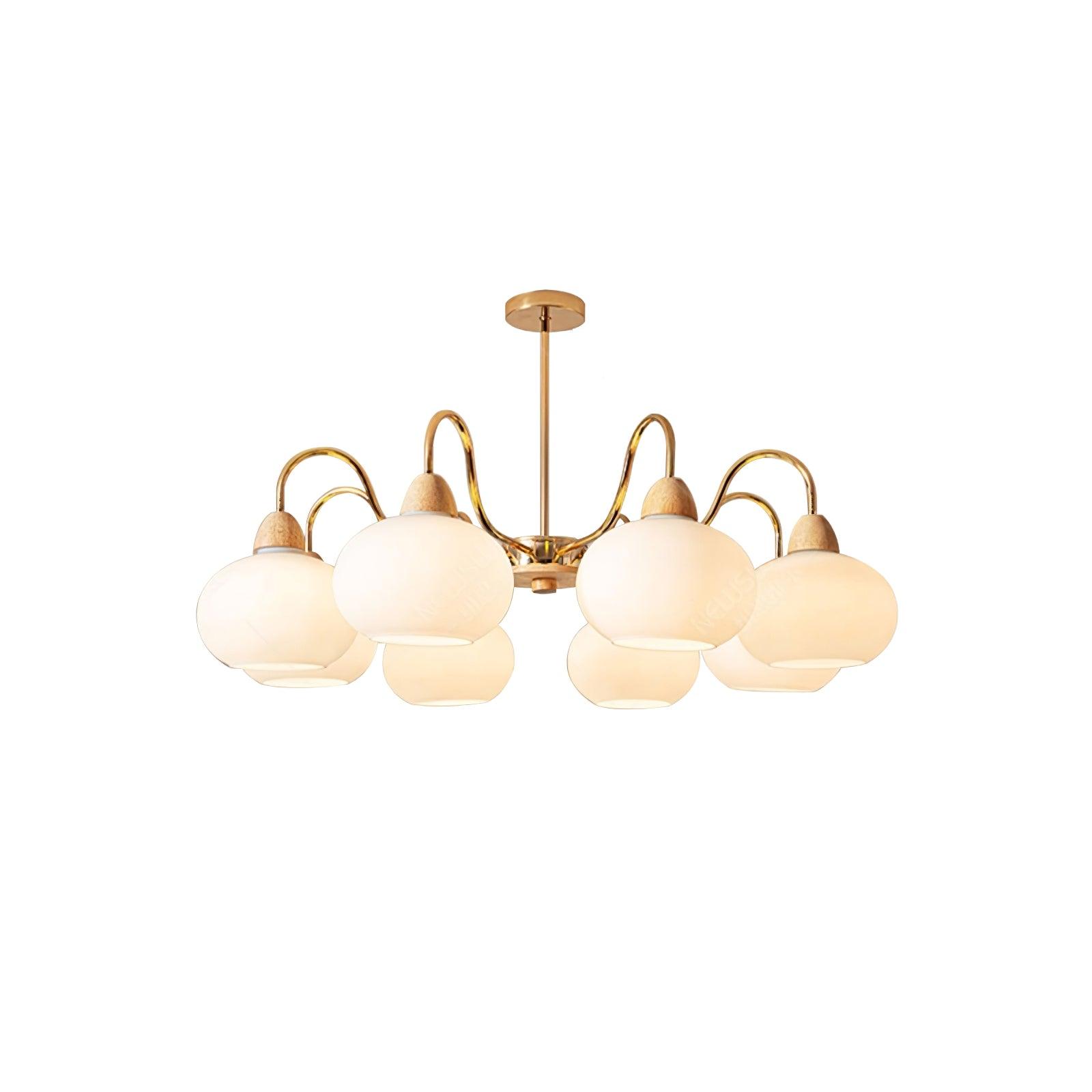 Zevena Glass Chandelier - Letslighting