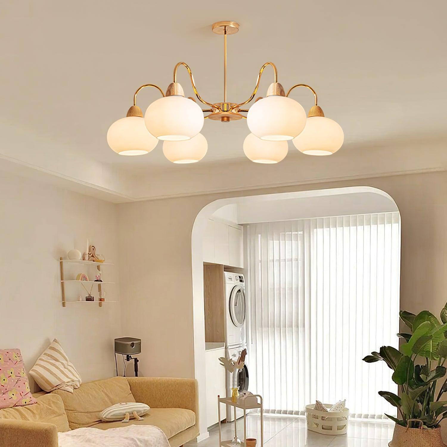 Zevena Glass Chandelier - Letslighting