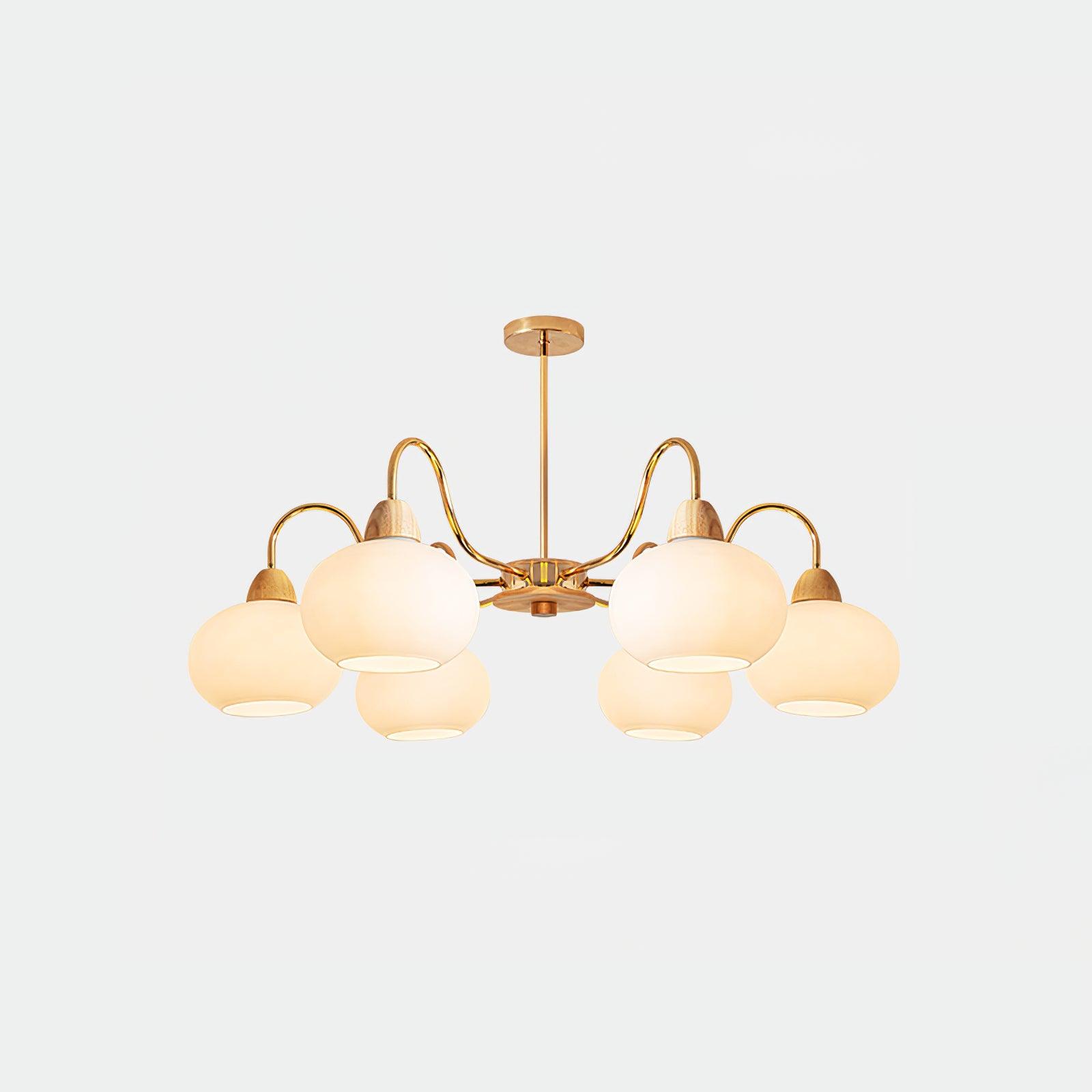 Zevena Glass Chandelier - Letslighting