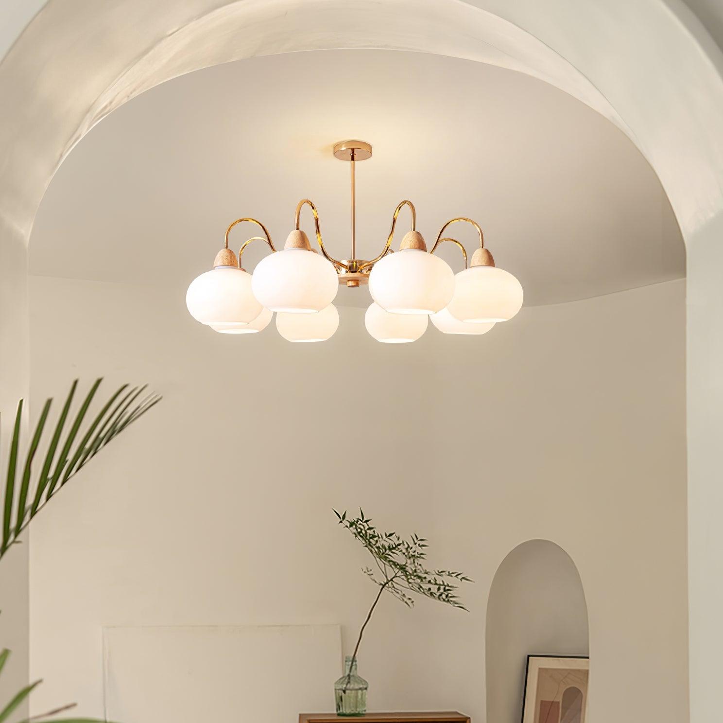 Zevena Glass Chandelier - Letslighting