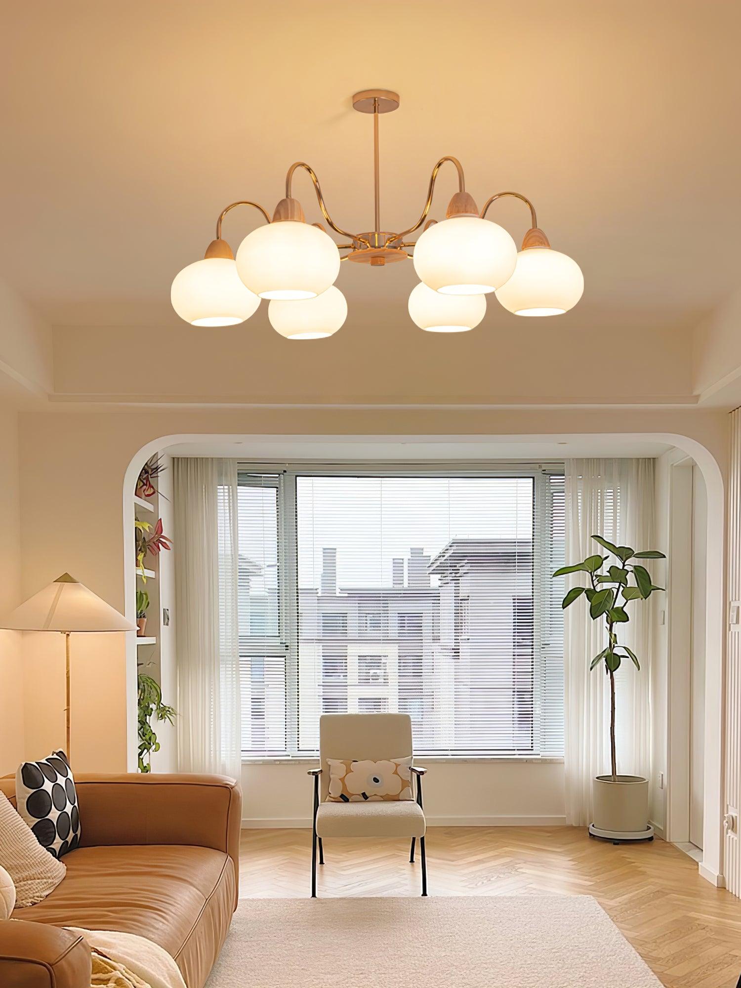 Zevena Glass Chandelier - Letslighting