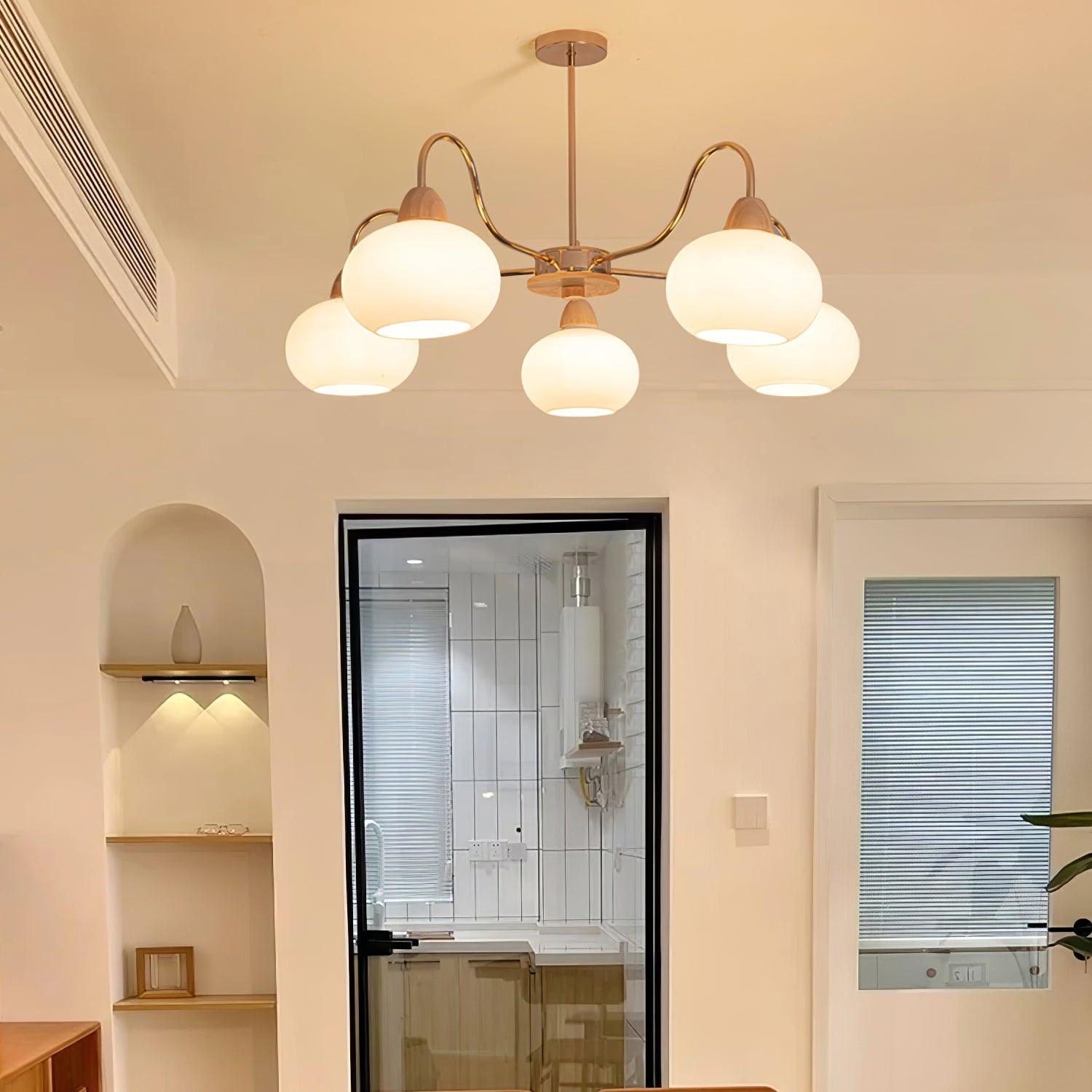 Zevena Glass Chandelier - Letslighting