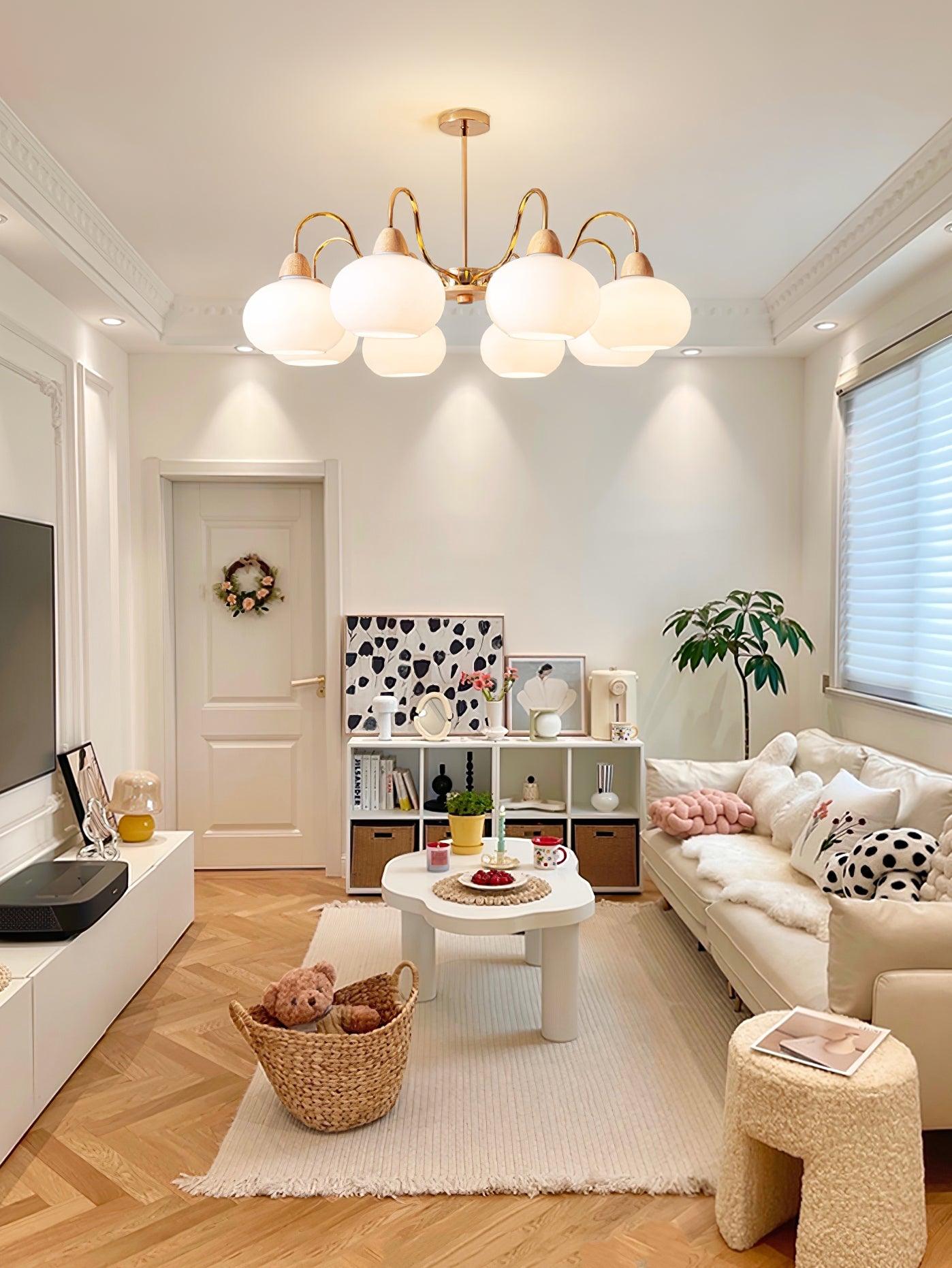 Zevena Glass Chandelier - Letslighting