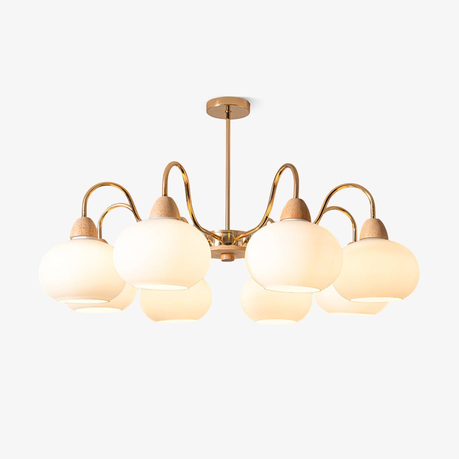 Zevena Glass Chandelier - Letslighting