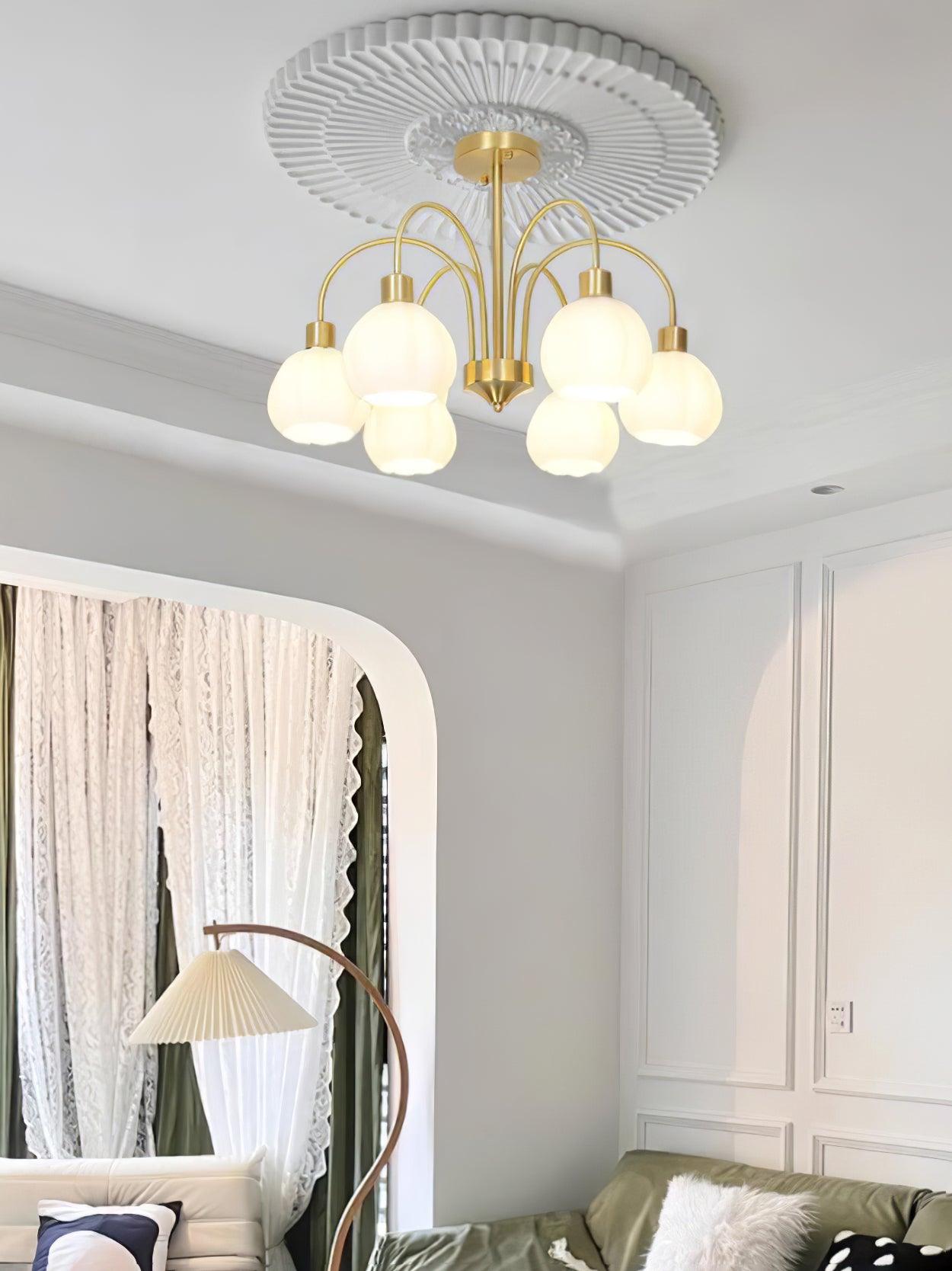 Sawyer Vintage Metal Chandelier - Blowlighting