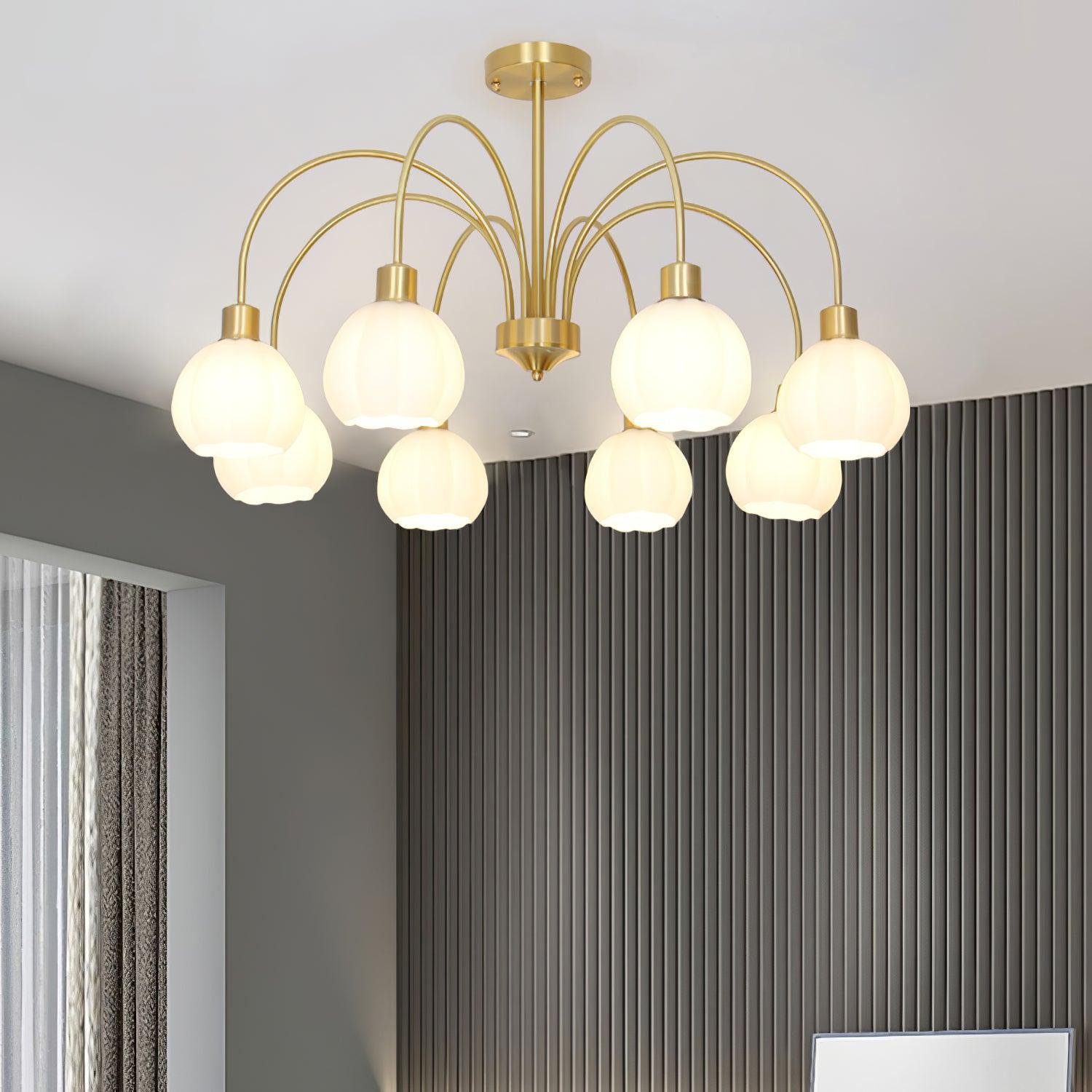 Sawyer Vintage Metal Chandelier - Blowlighting