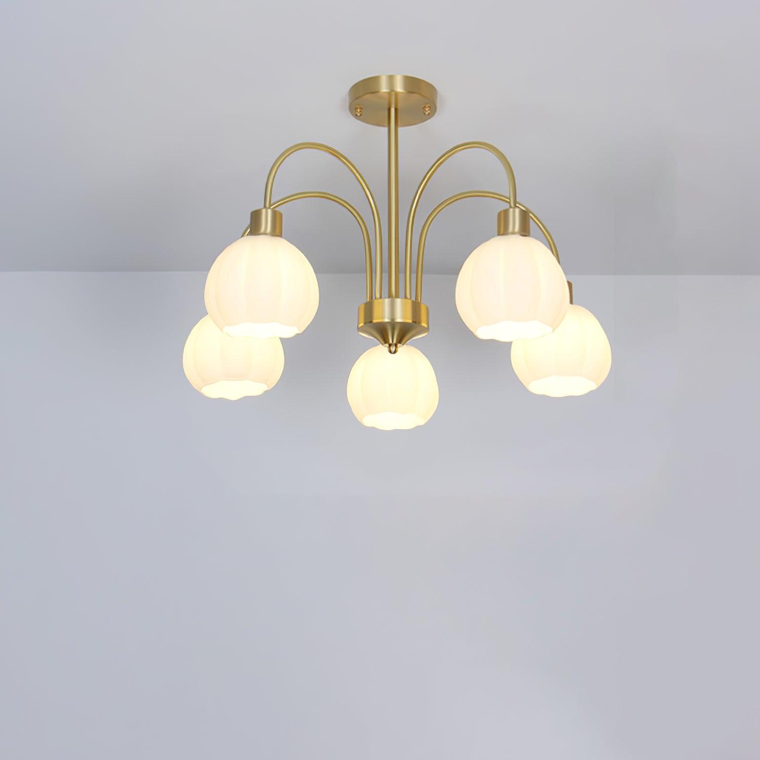 Sawyer Vintage Metal Chandelier - Blowlighting