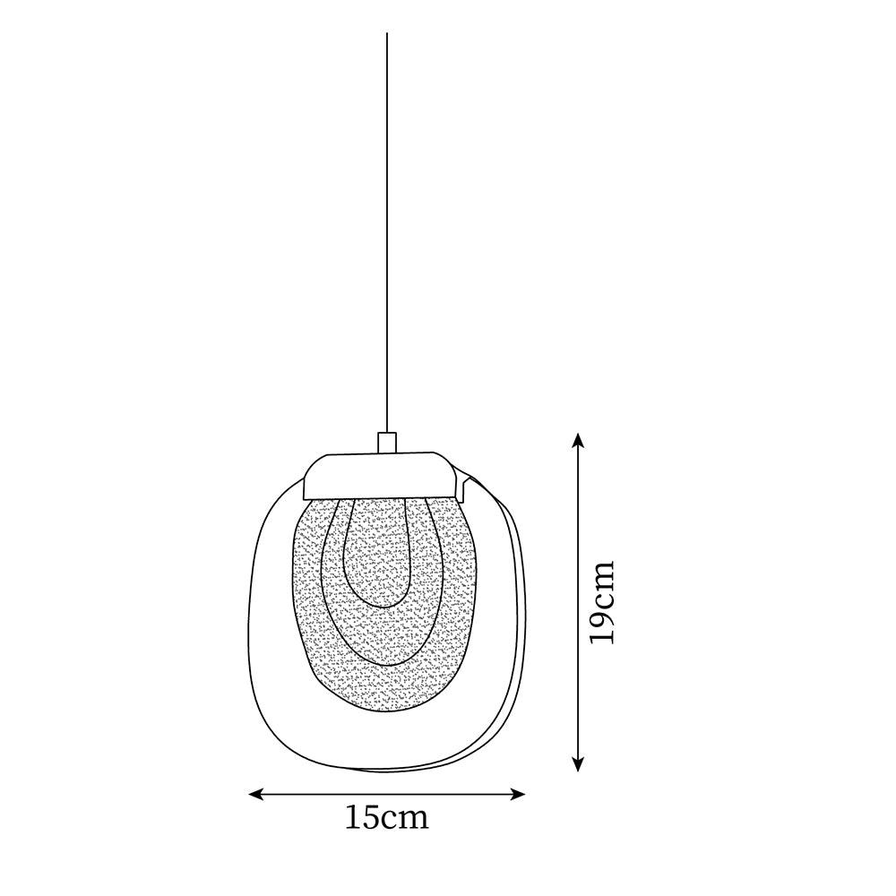 Avesia Minimalist Glass Pendant Light - Letslighting