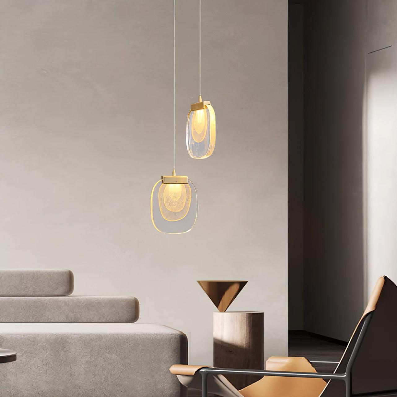 Avesia Minimalist Glass Pendant Light - Letslighting