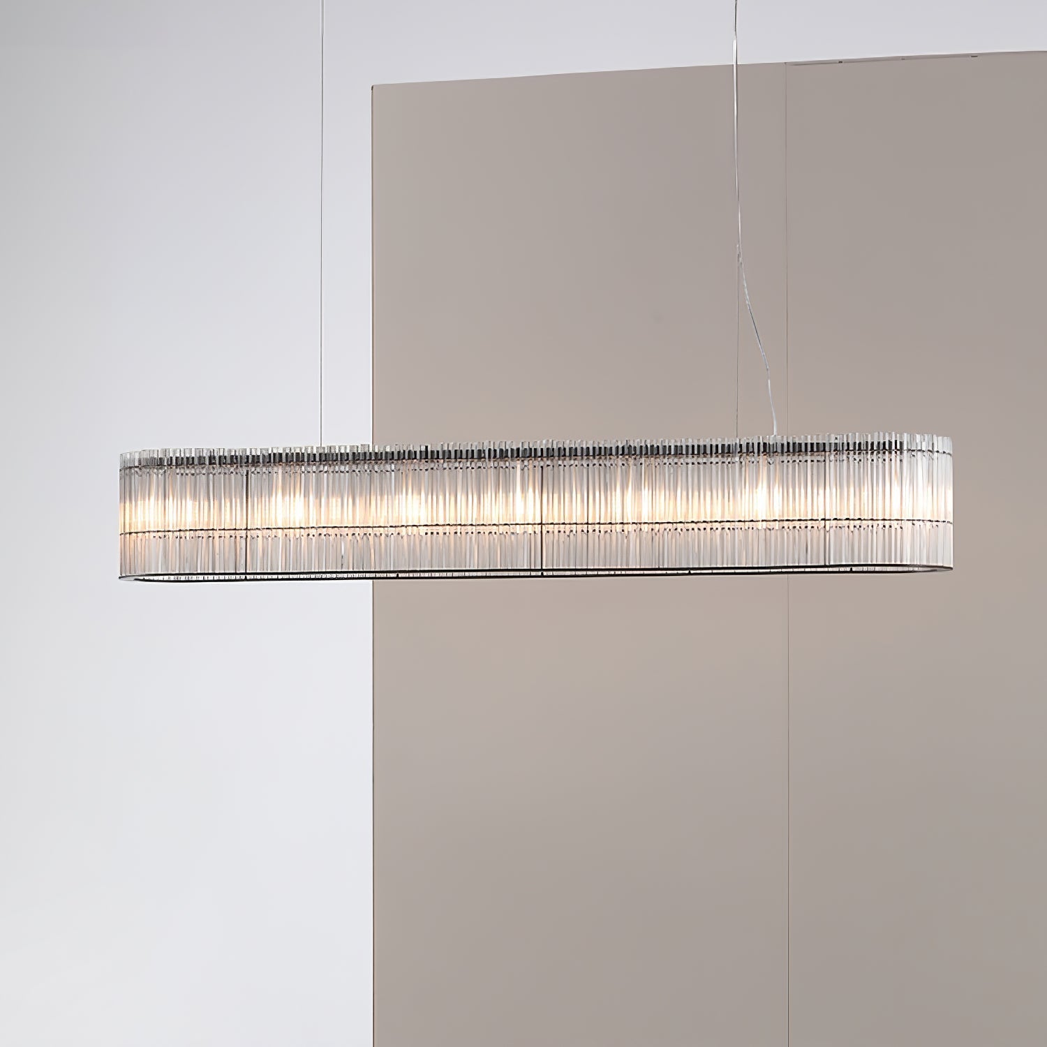 Glass Tube Ring Chandelier - Blowlighting