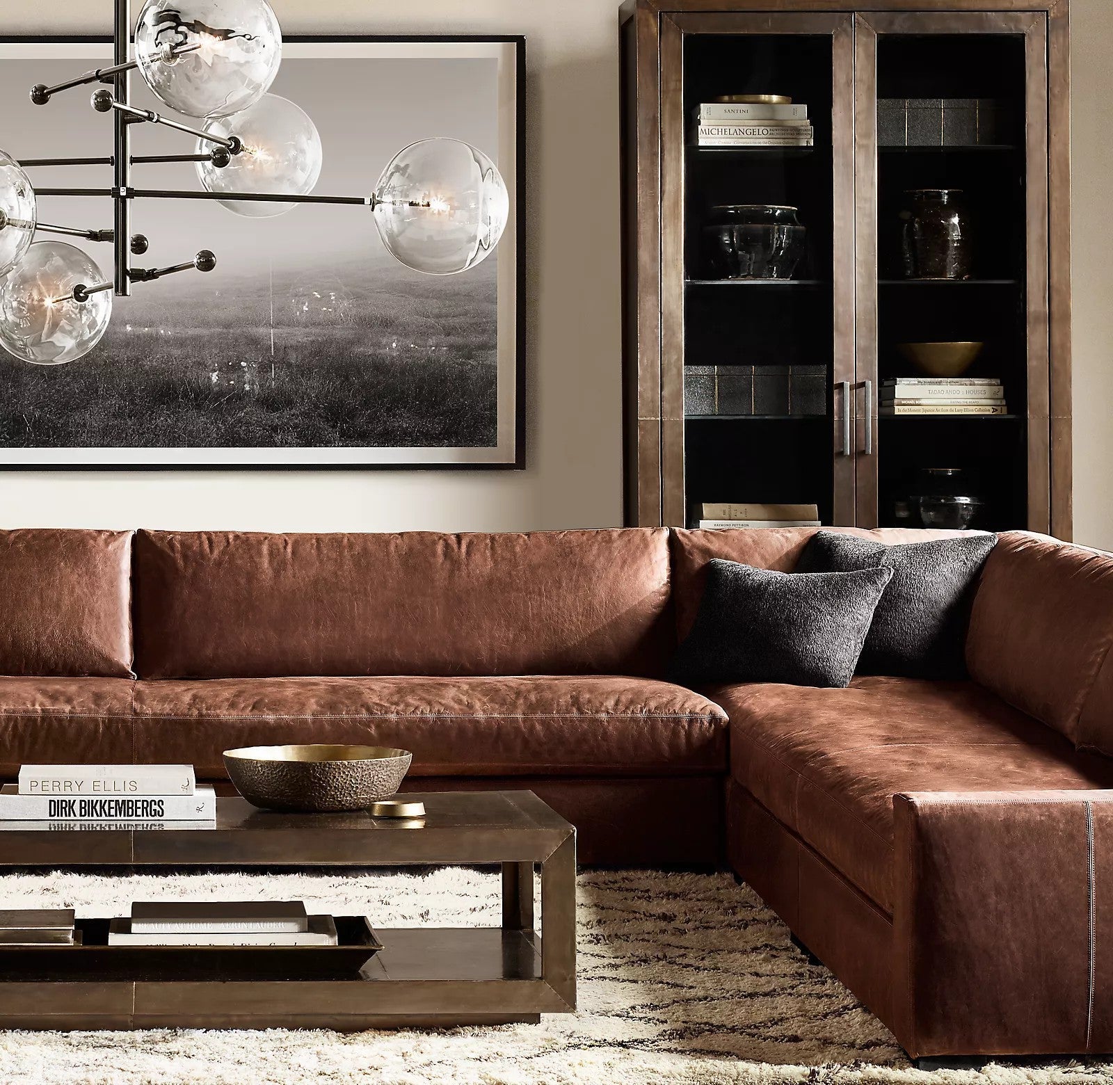 Orbit Contemporary Glass Chandelier - Blowlighting