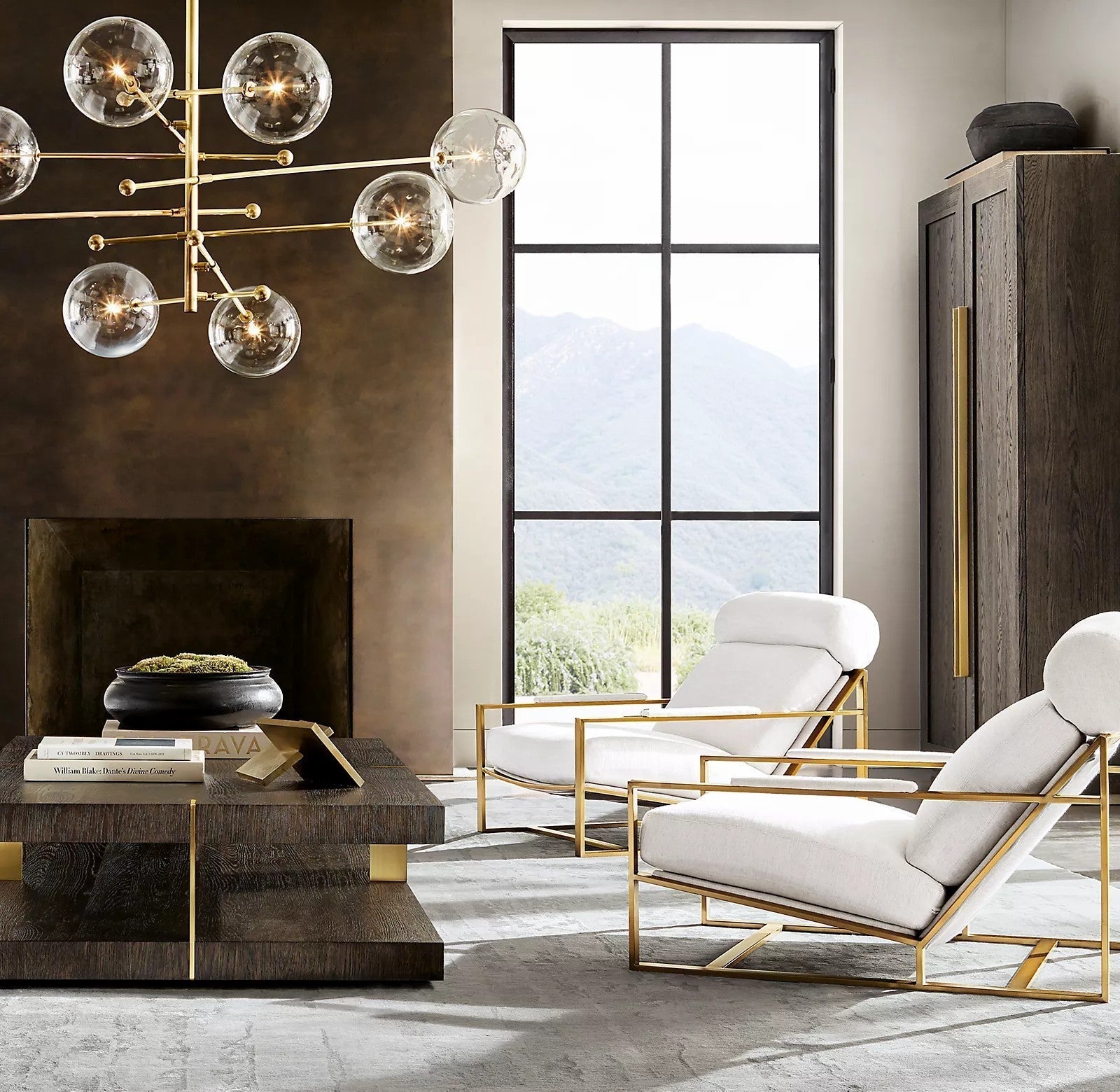 Orbit Contemporary Glass Chandelier - Blowlighting