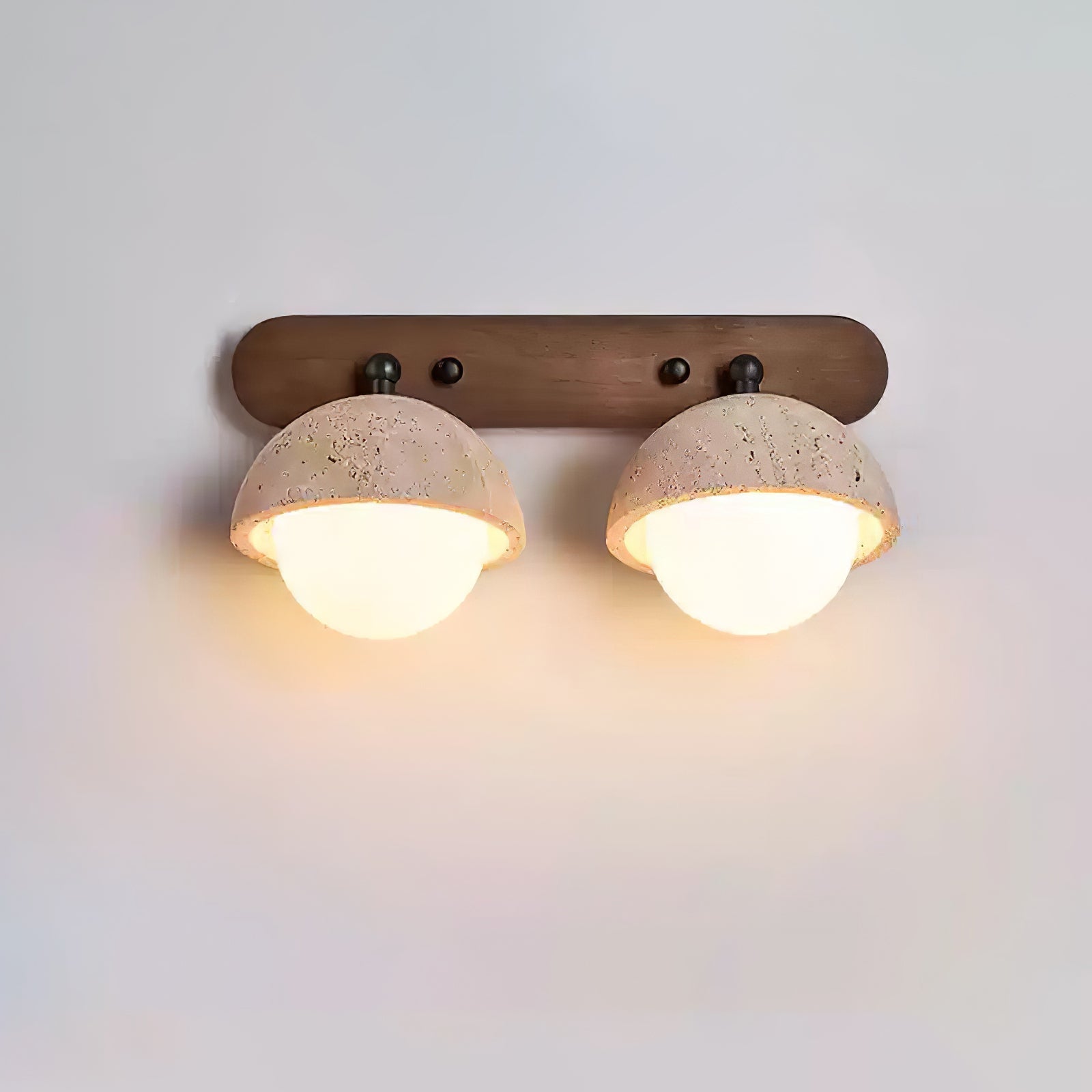 Avtale Arc-Shaped Travertine Wall Light - Letslighting