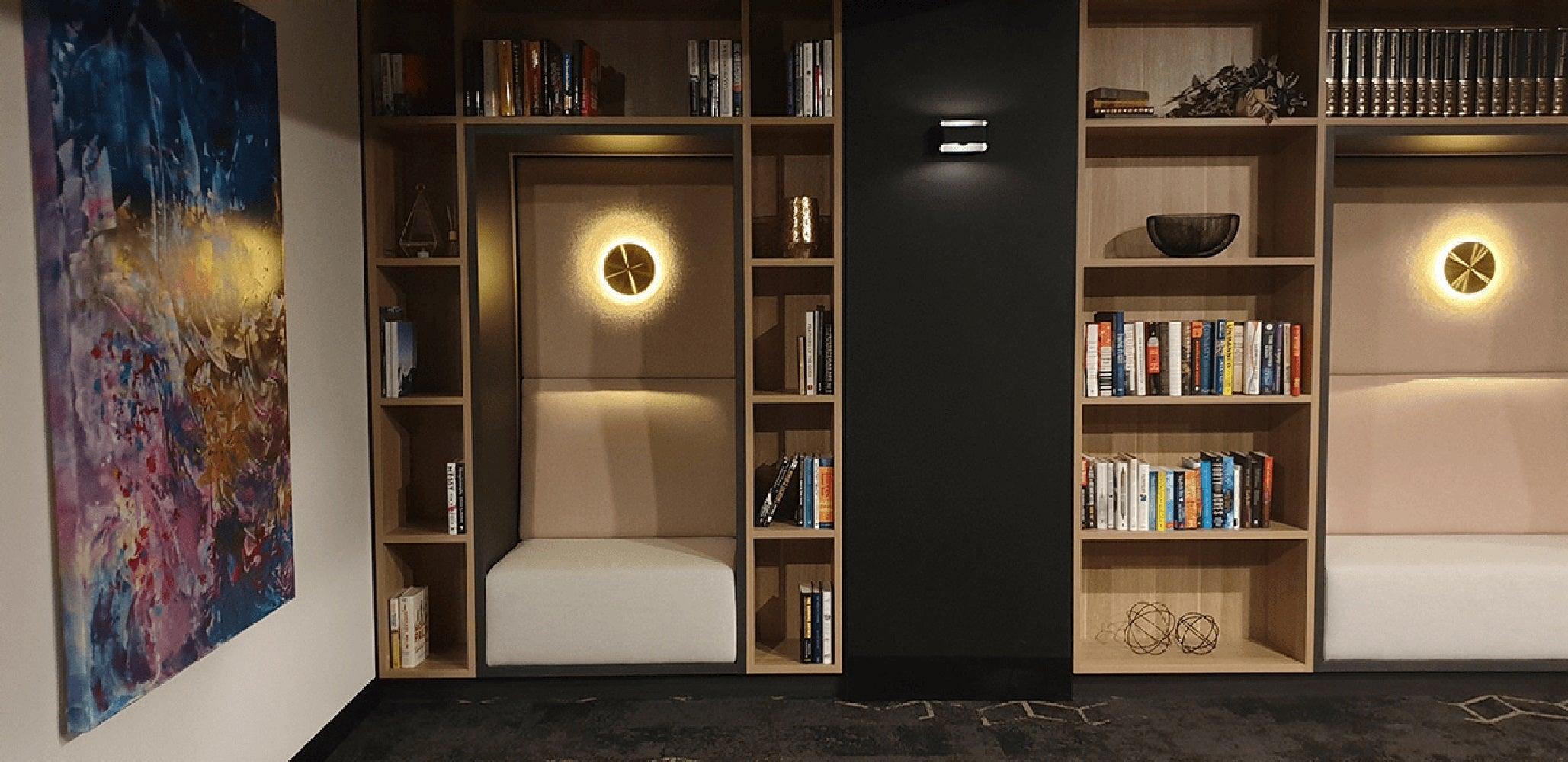 Tivral Brass Minimalist Wall Lamp - Letslighting