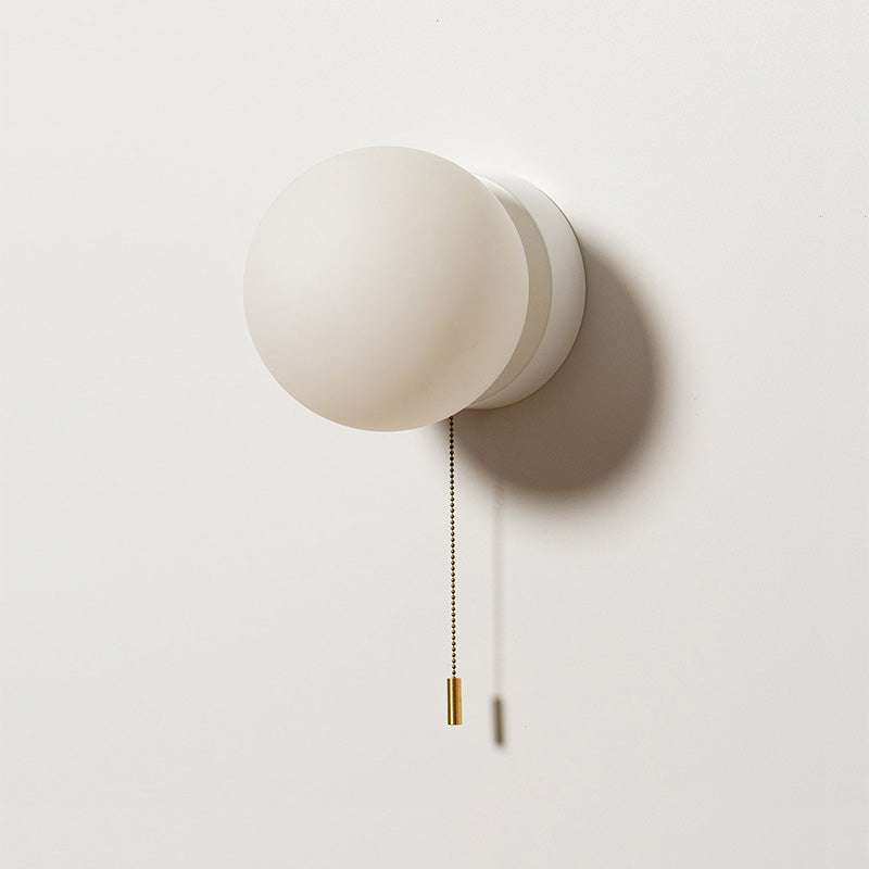 Aurlirira Modern Minimalist Metal Glass Wall Lamp - Lamp Copper