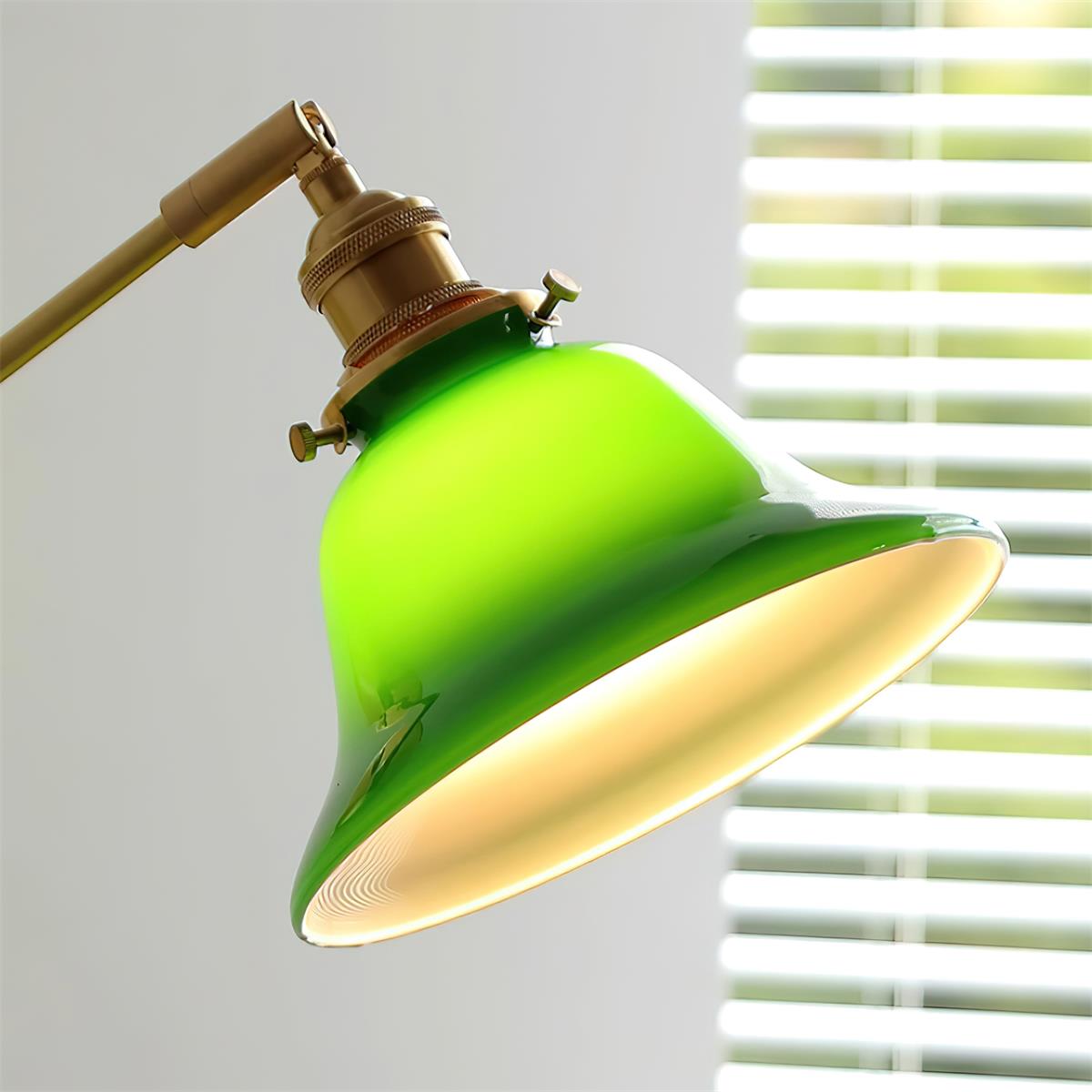Bell Wall Lamp Brass Green Modern - Letslighting
