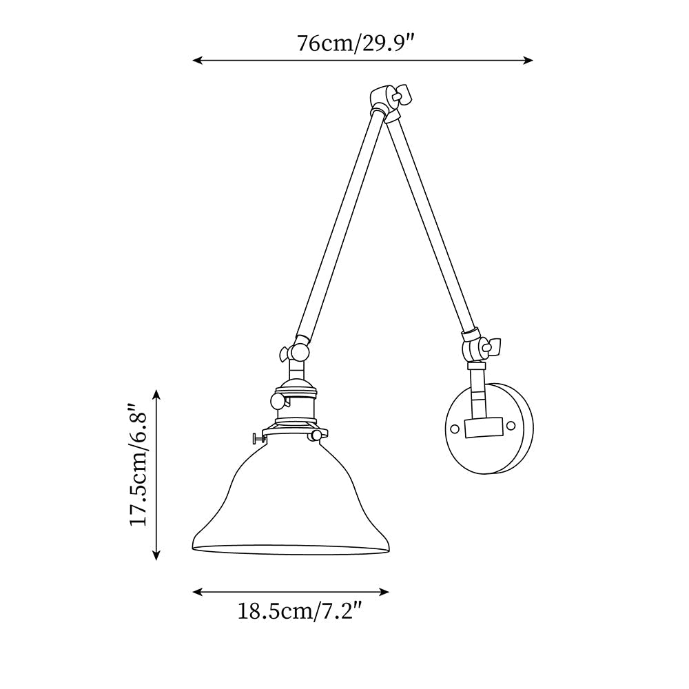 Veldin Adjustable Wall Lamp - Letslighting