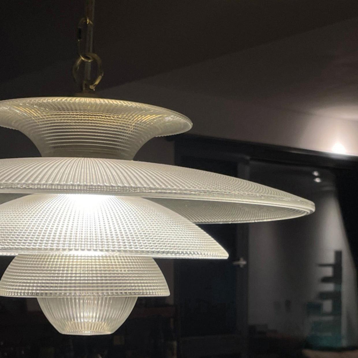 Grid Glass Pendant Light - Blowlighting
