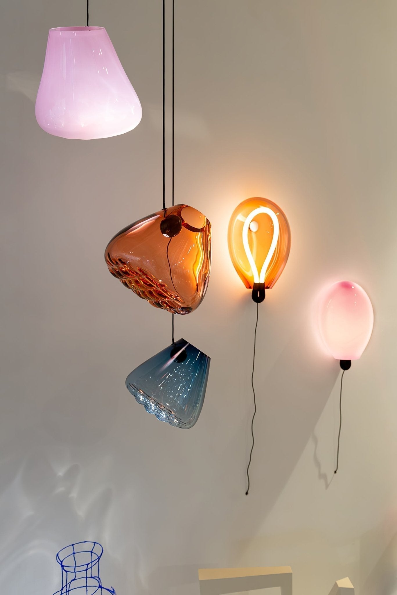 Grid Pendant Light - Blowlighting