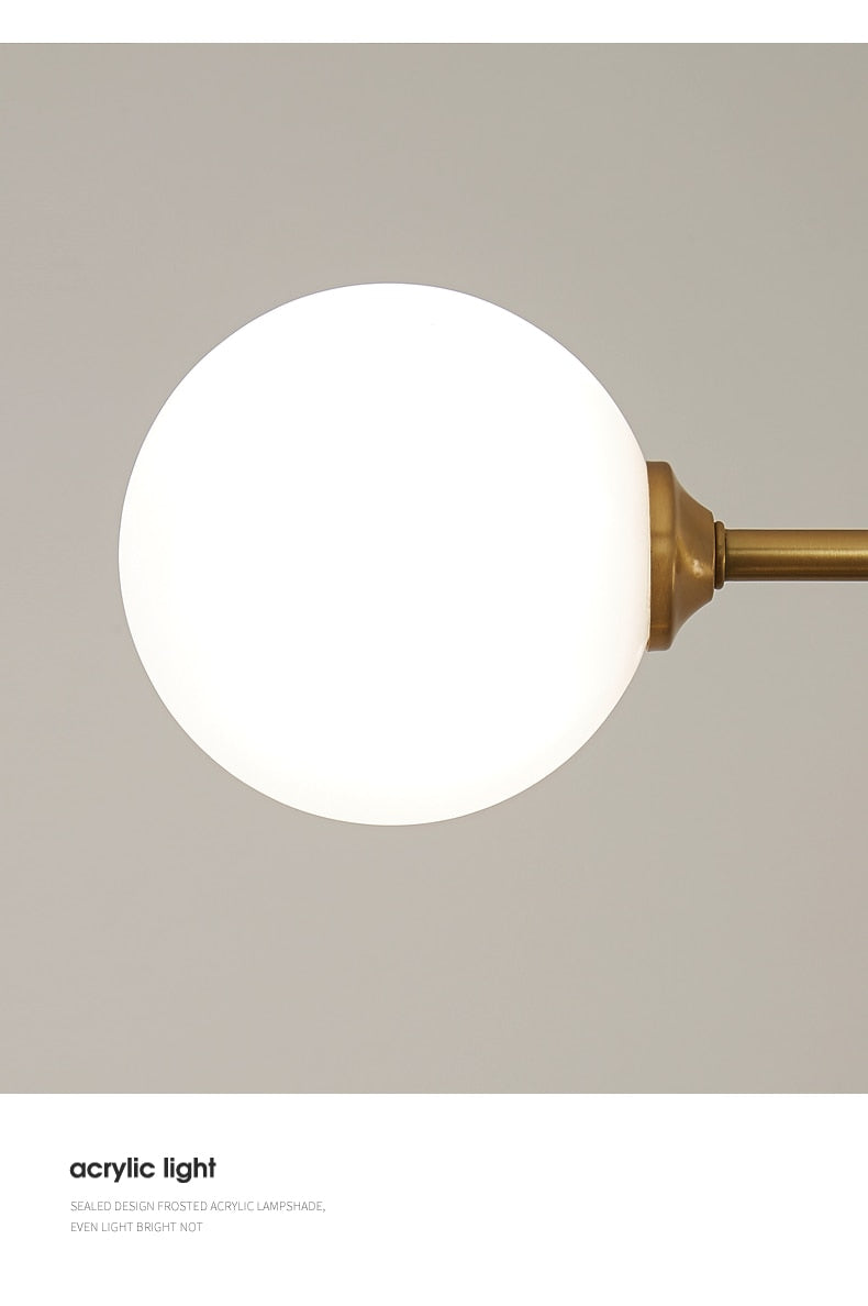 Valentina Suspension Luminaire LED Métal Doré
