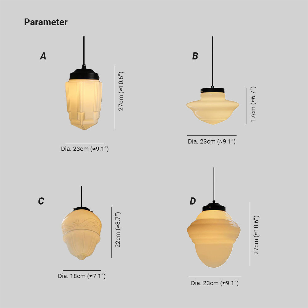 Valentina Minimaliste LED Suspension Verre Salon/Salle À Manger