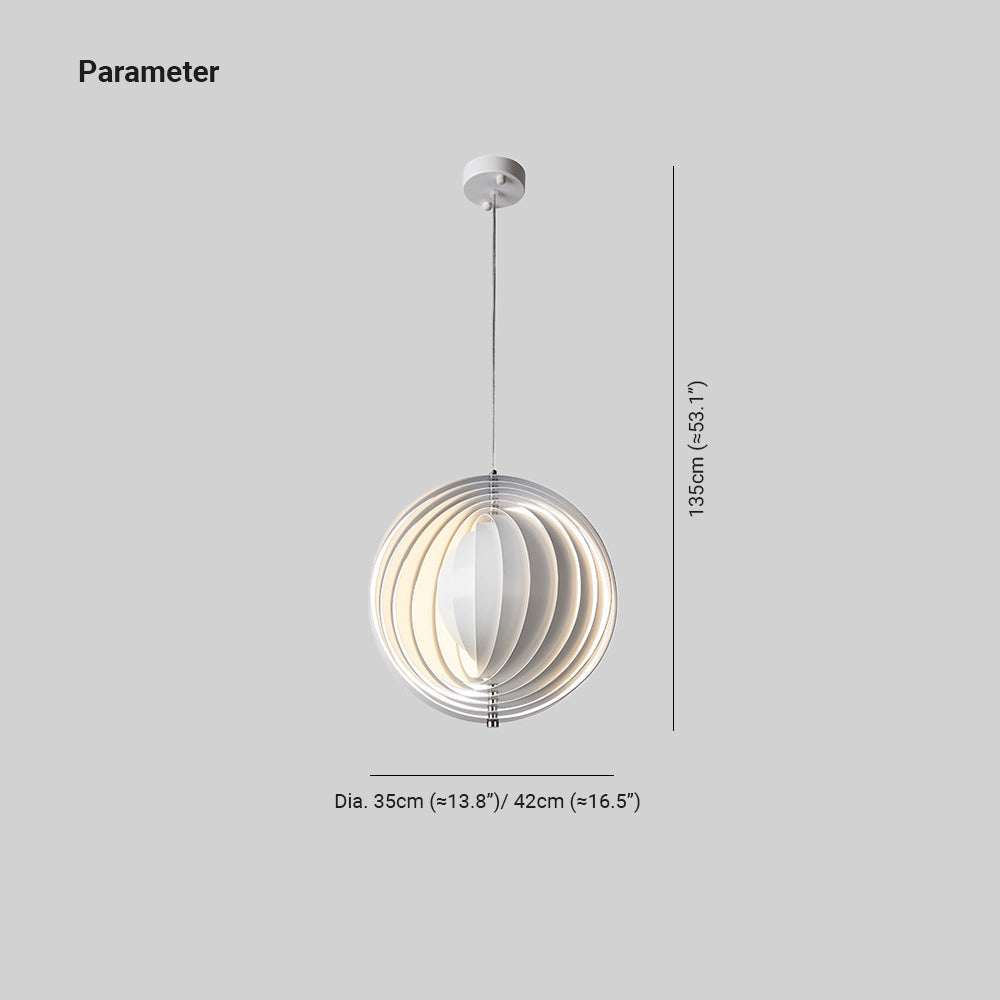 Valentina Classique Métal Acrylique LED Suspension Salon