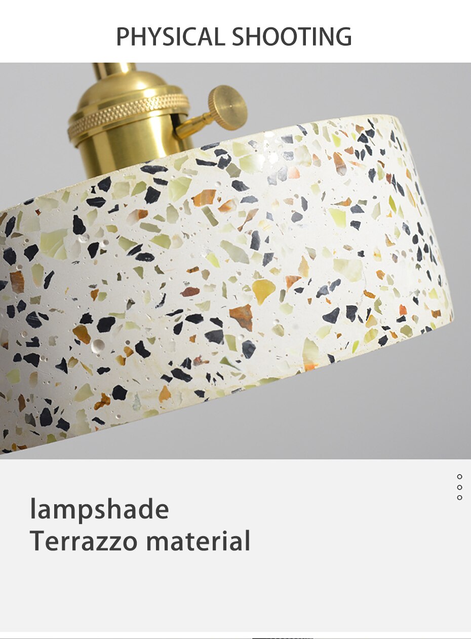 Arisha Luminaires Suspendus LED Élégant Nordiques Ciment Chambre