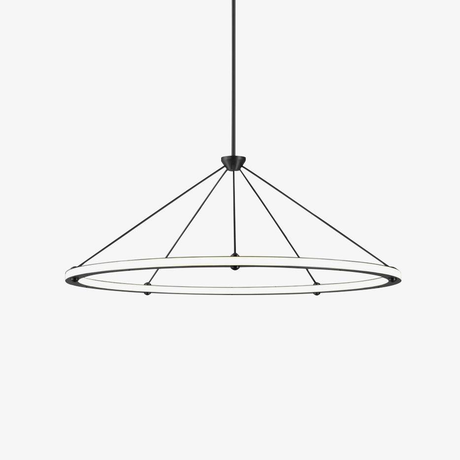 Cascading Ring Circle Pendant Lamp - Blowlighting