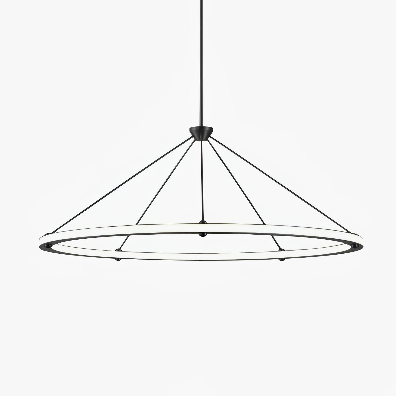 Cascading Ring Circle Pendant Lamp - Blowlighting