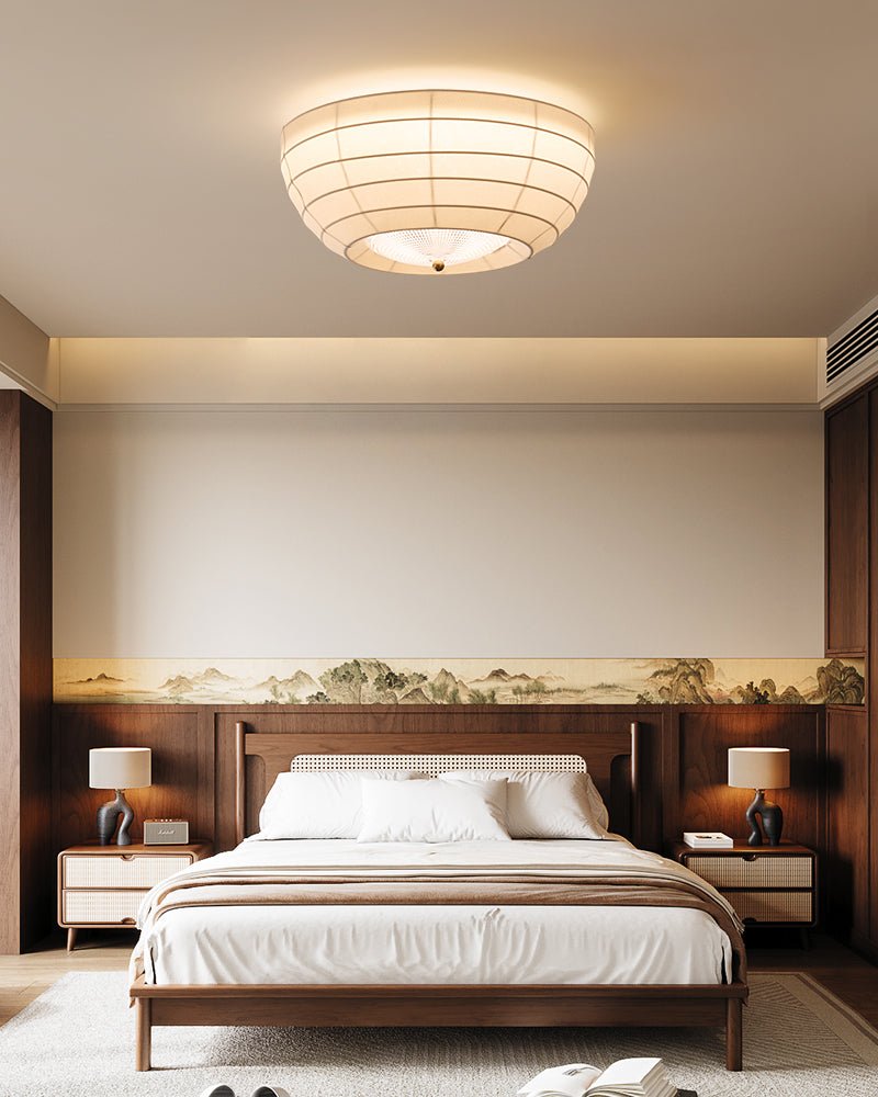 Hana Plafonnier Élégant Minimaliste en Tissu