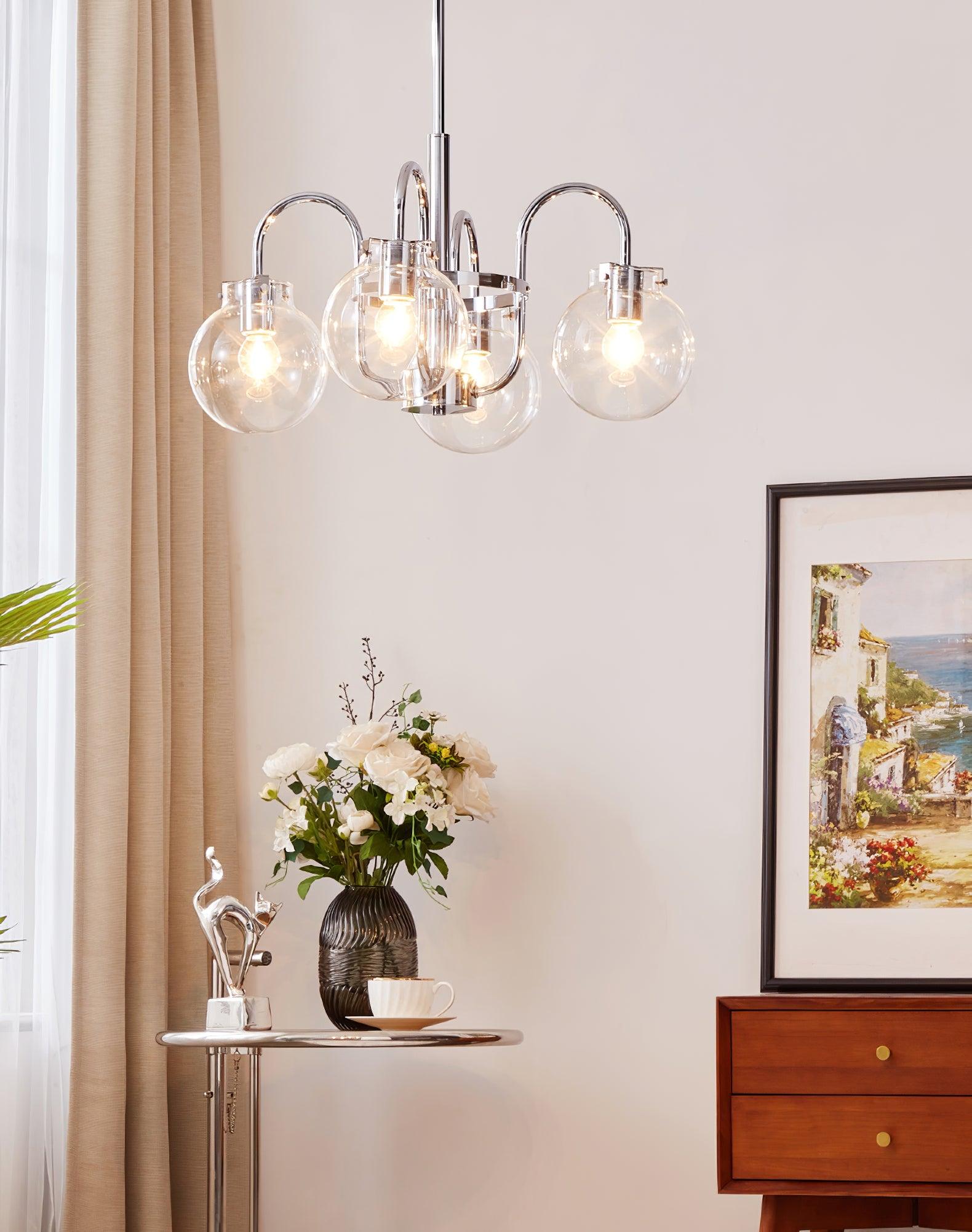 Verinyra Premium Nordic Art Glass Metal Chandelier - Blowlighting