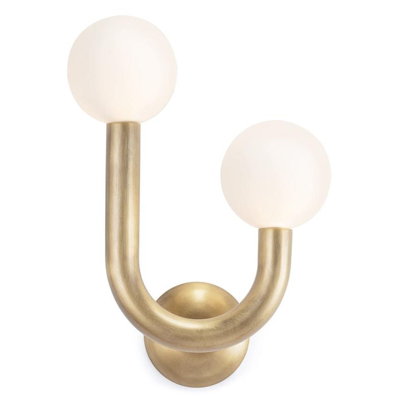 Zoshaos Modern Minimalist Happy Brass Glass Wall Lamp - Lamp Copper