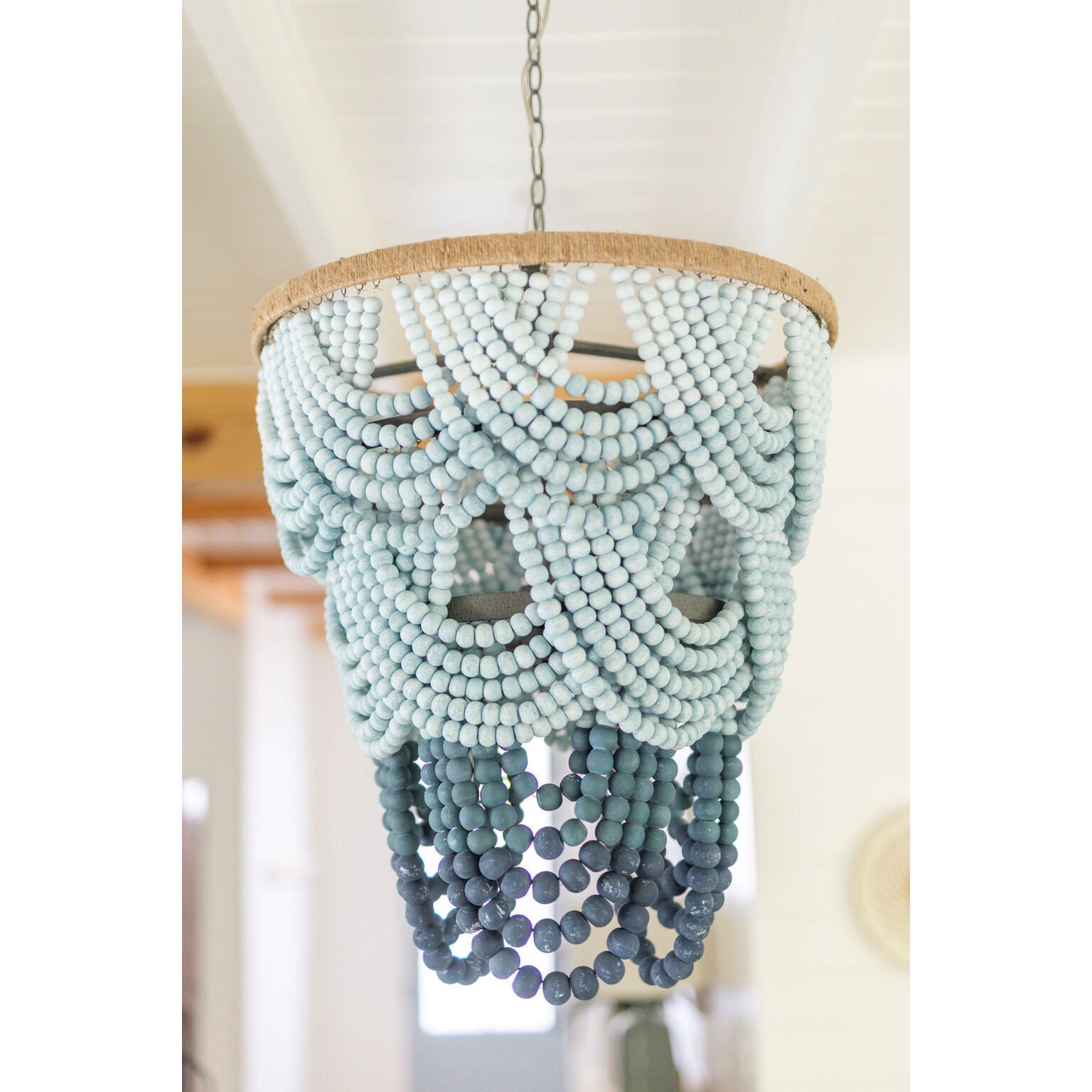 Alshaila Postmodern Luxury Wooden Metal Chandelier - Lamp Copper