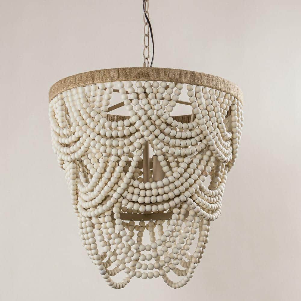Alshaila Postmodern Luxury Wooden Metal Chandelier - Lamp Copper