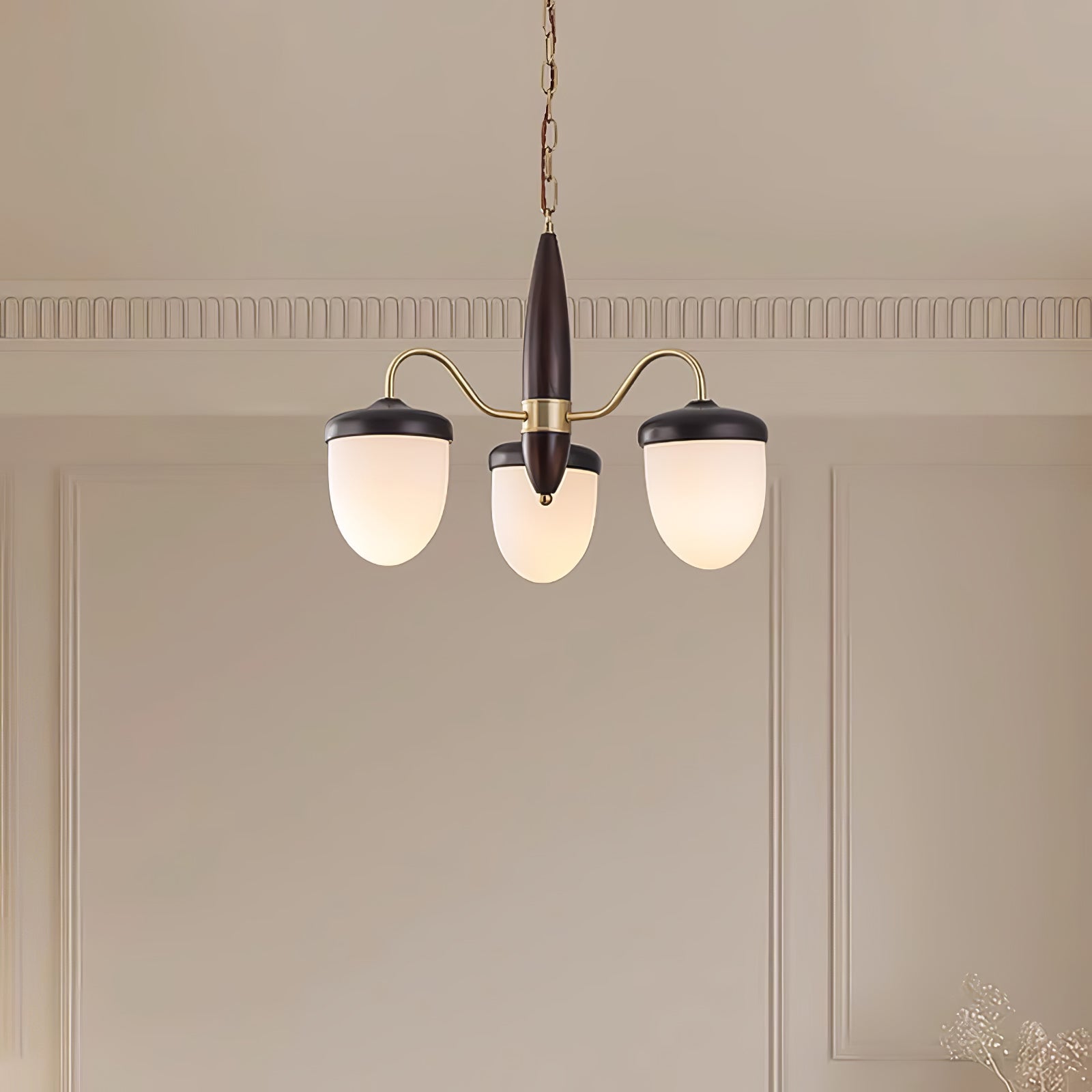 Aurora Chandelier Capsule Arm Rustic - Blowlighting