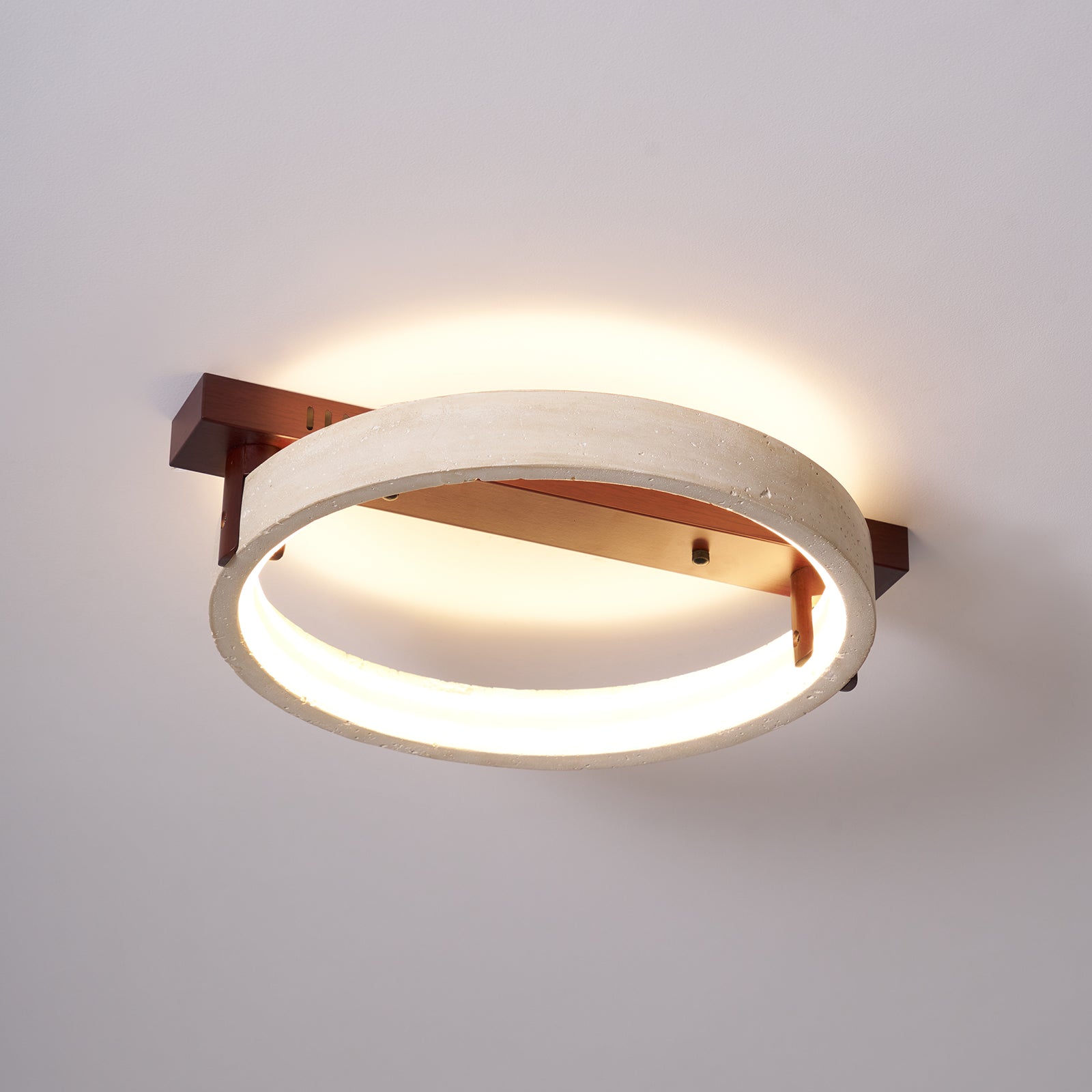 Ivlaeyra Ringed Travertine Wall Light - Letslighting