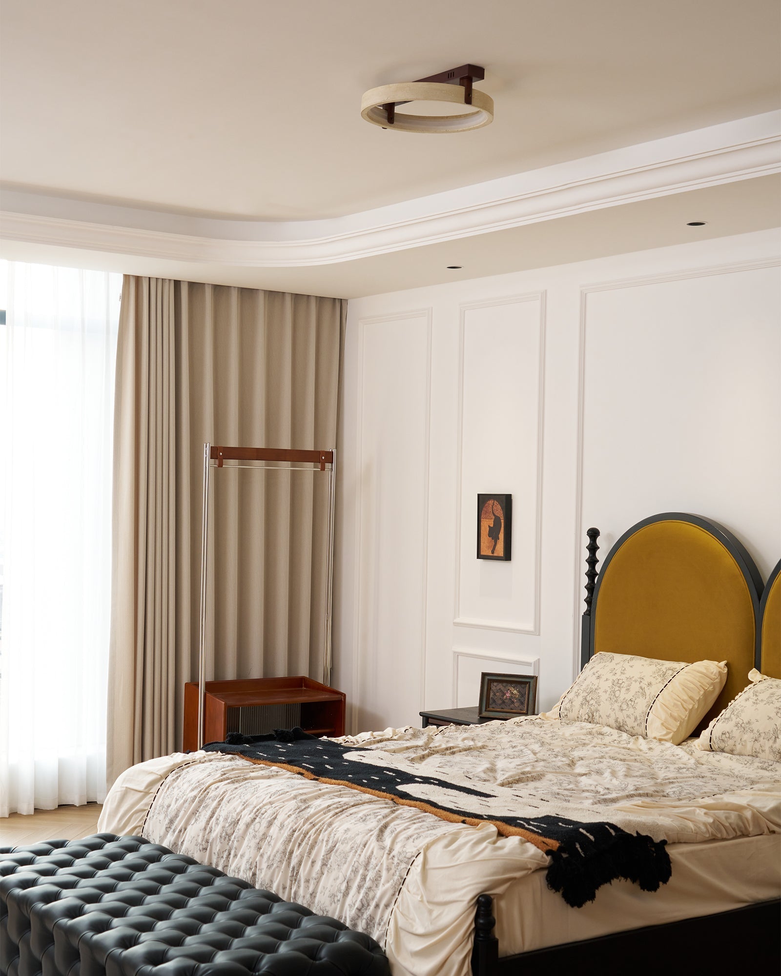 Ivlaeyra Ringed Travertine Wall Light - Letslighting