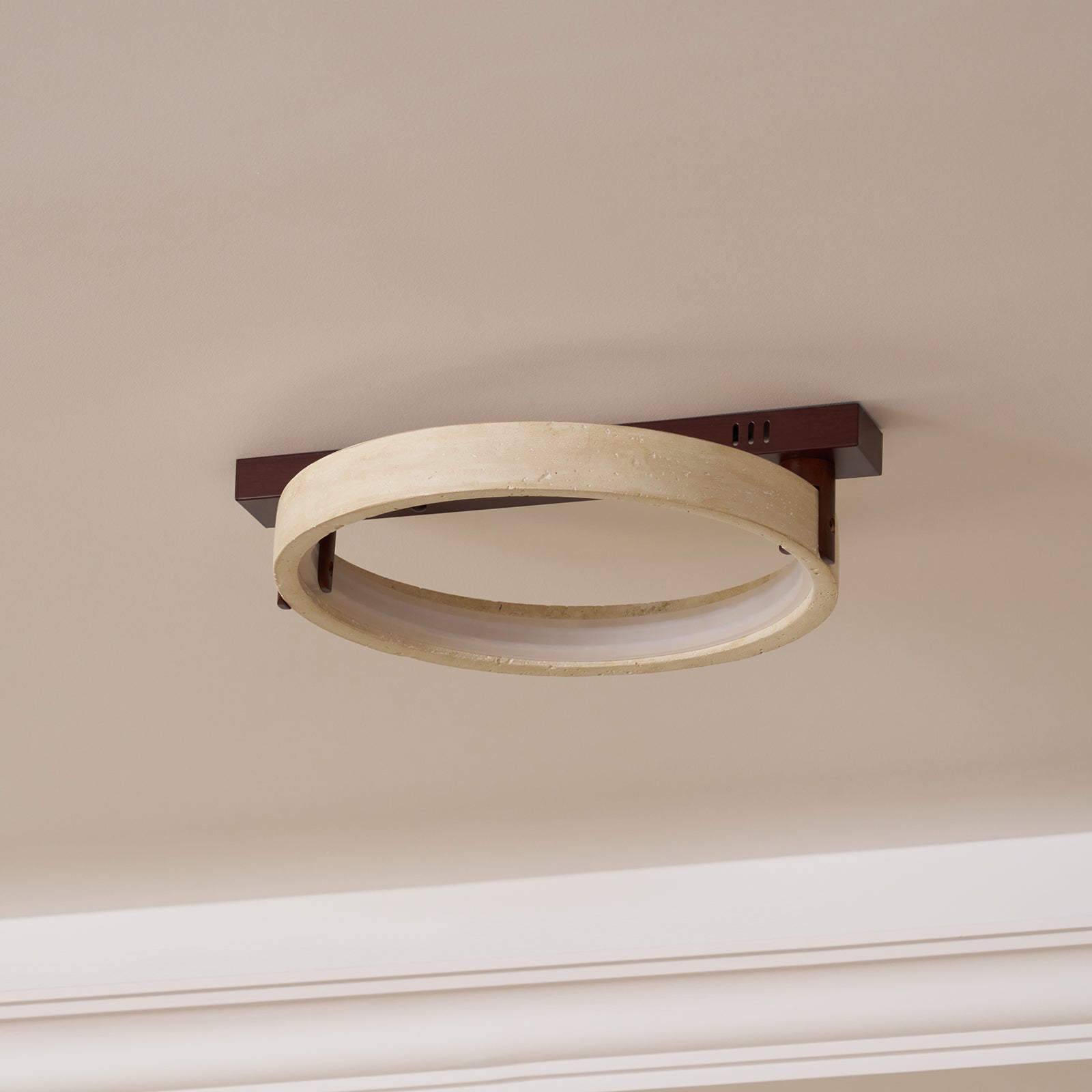 Ivlaeyra Ringed Travertine Wall Light - Letslighting