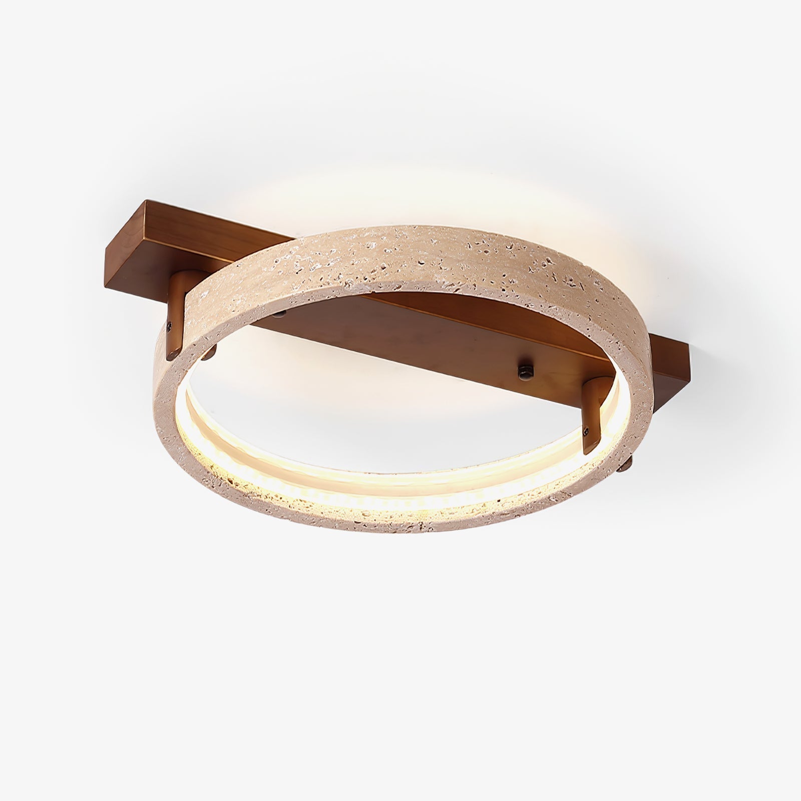 Ivlaeyra Ringed Travertine Wall Light - Letslighting