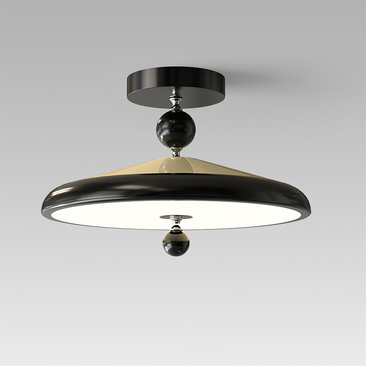 Belano Wooden Frame Round Ceiling Lamp - Letslighting